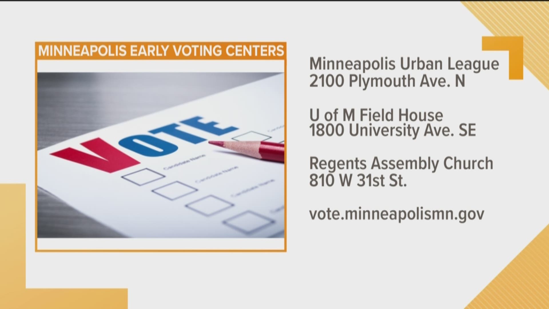 Steps to voting early in MN | kare11.com