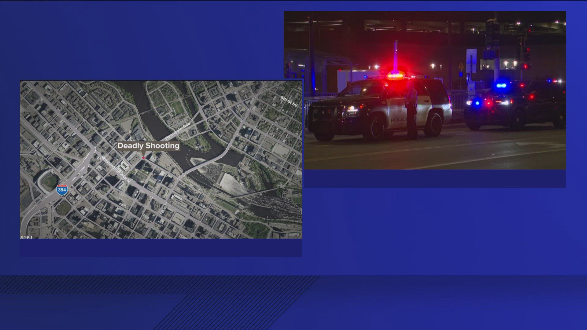 Shots were heard around 9 p.m. near the intersection of 1st and Hennepin. Police say a group of teens had gathered there when a fight broke out.