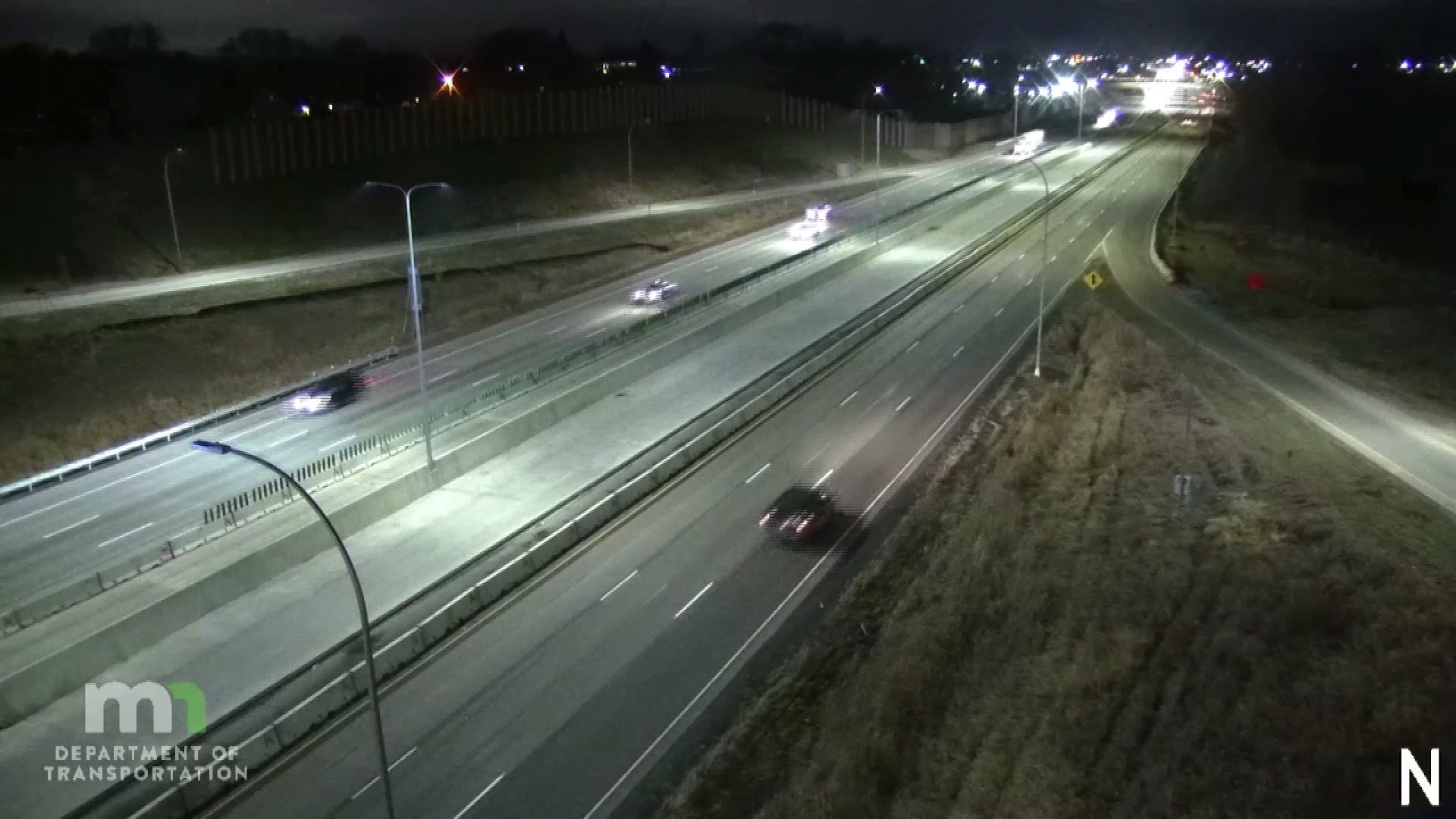 To say drivers on I-35W near the border of Mounds View and Arden Hills would be an understatement, after a plane landed among their vehicles.