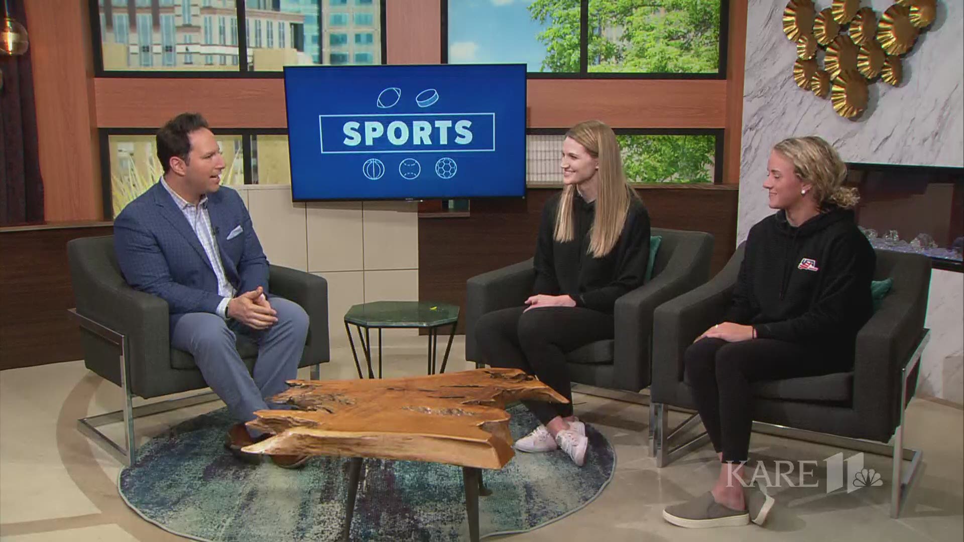 Dave Schwartz spoke about the comeback and the win with Minnesotan Team USA members Lee Stecklein and Sydney Brodt. https://kare11.tv/2Gur4Tv