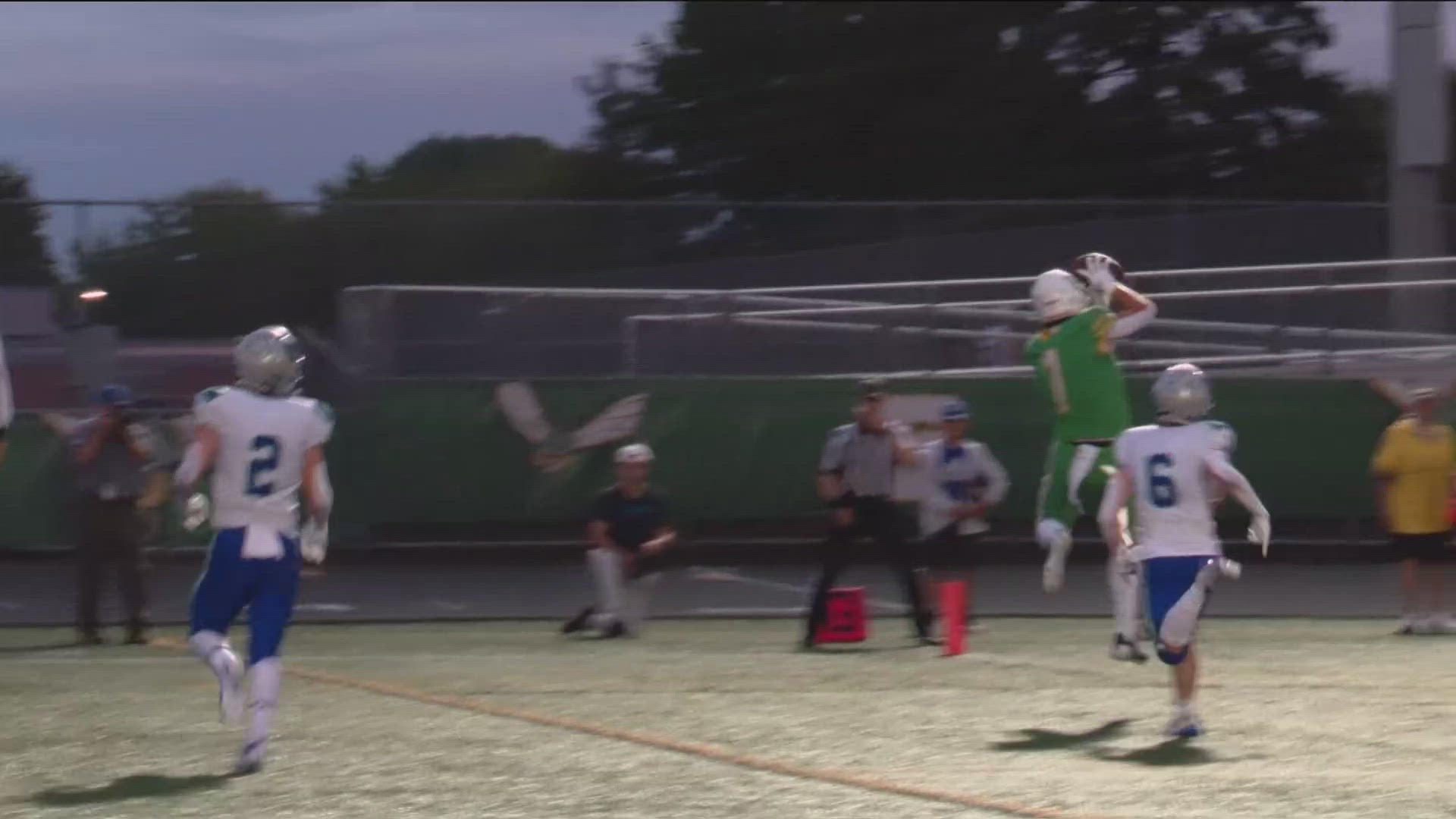 Keep up with the highlights from Thursday's high school football matchup!