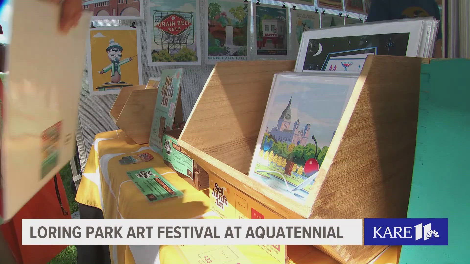 More than a hundred artists sold their work in Loring Park during its Art Festival as part of the Aquatennial celebration. 


