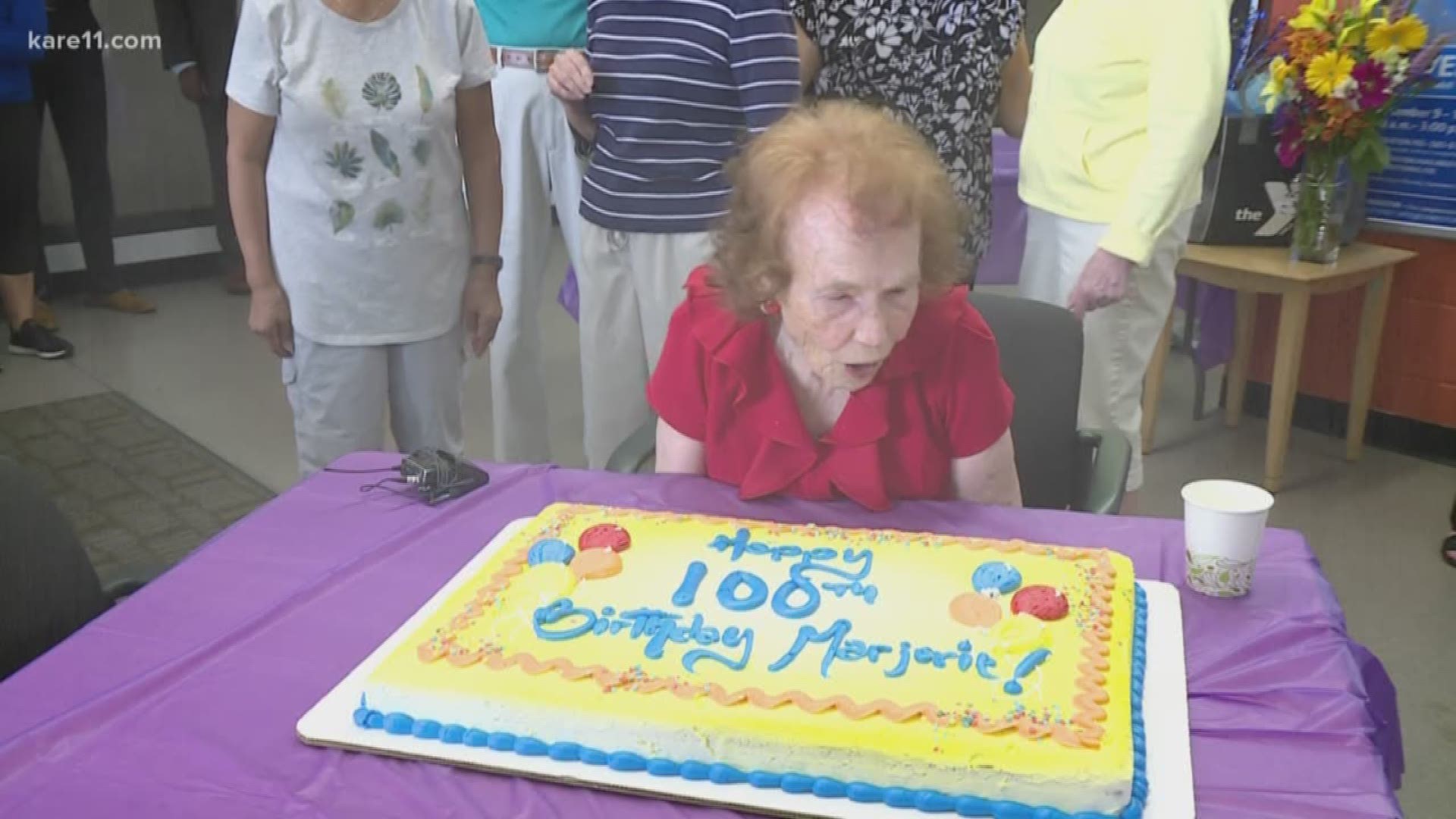 A Minnesota treasure, an inspiration, a little ball of energy. Beloved baker Majorie Johnson turns 100 today.