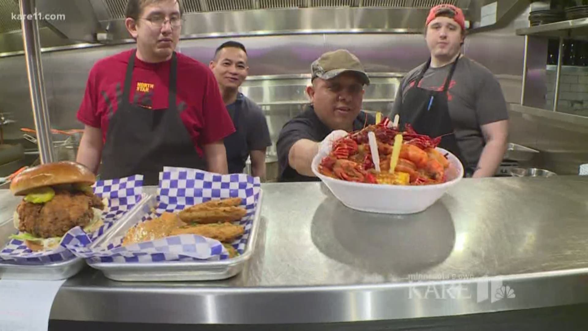Pat gets a taste of a revamped seafood boils at Grand Catch off of Grand Ave in St. Paul.