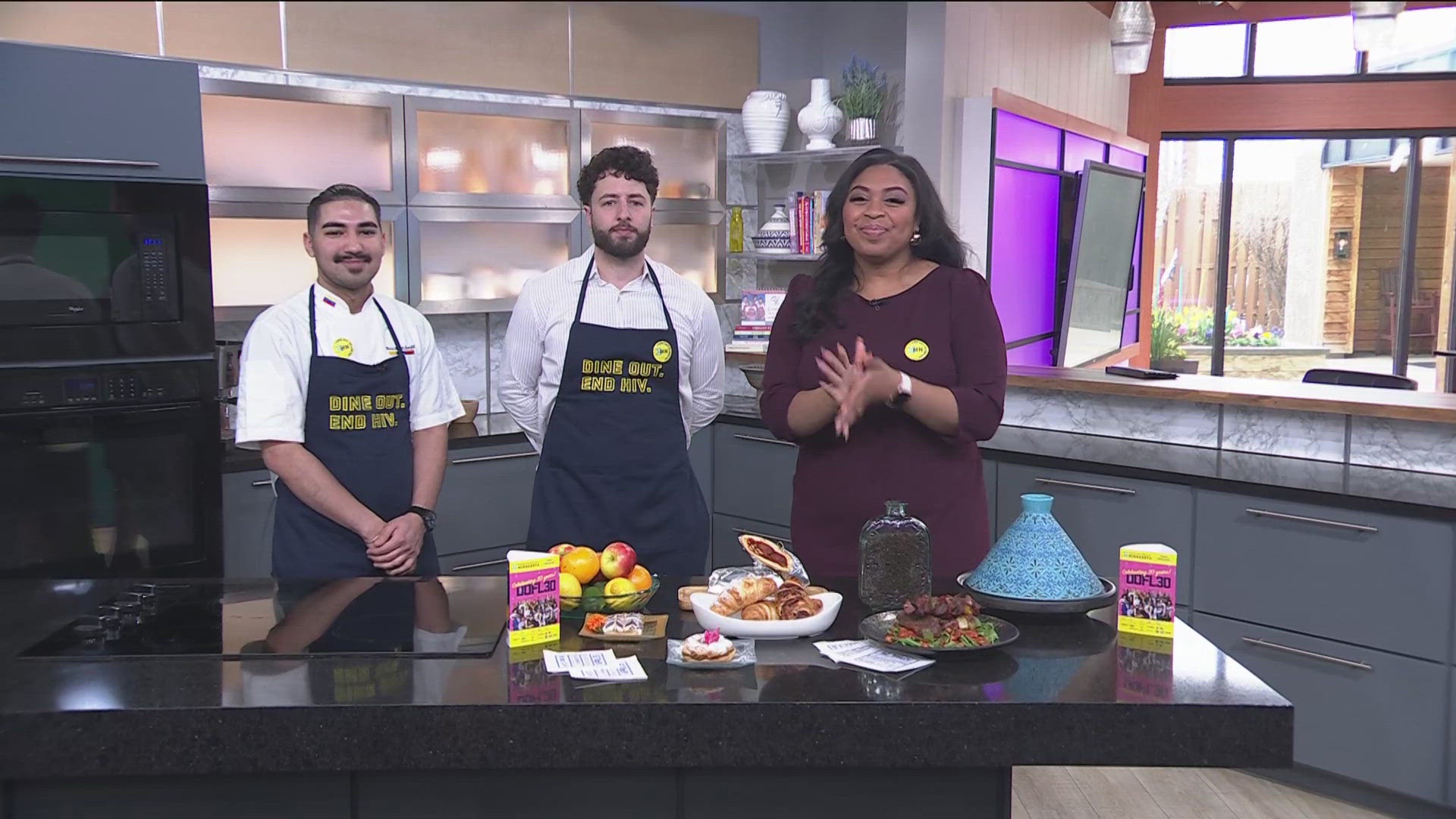 Director of operations Eli Fhima and chef Marco Leon Gil visited KARE 11 News at Noon to share some delightful food and talk about Dining Out For Life.