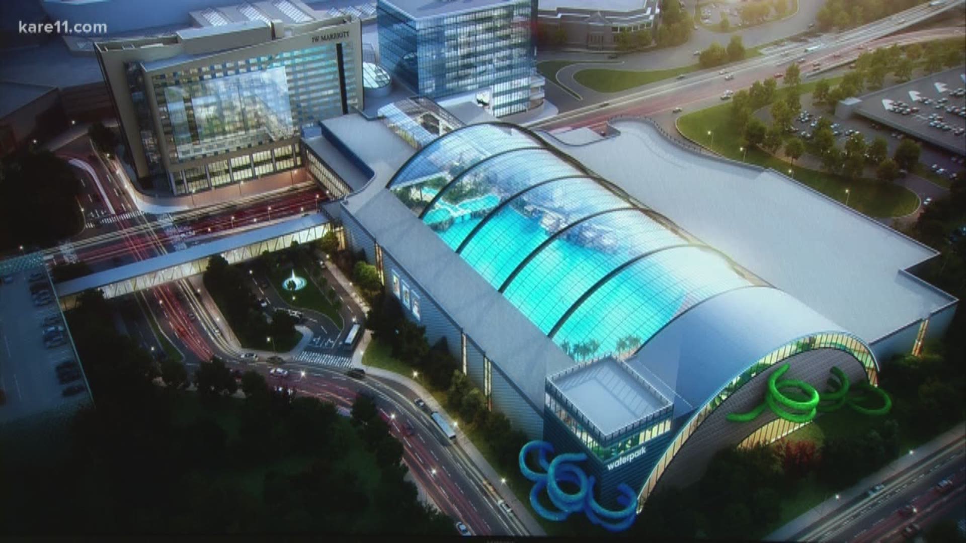 The city of Bloomington and MOA are moving forward with plans to construct one of the biggest indoor waterparks in the country. KARE 11's Lou Raguse looks at the details of the plan - and who would pay for it. https://kare11.tv/2DfcHTQ