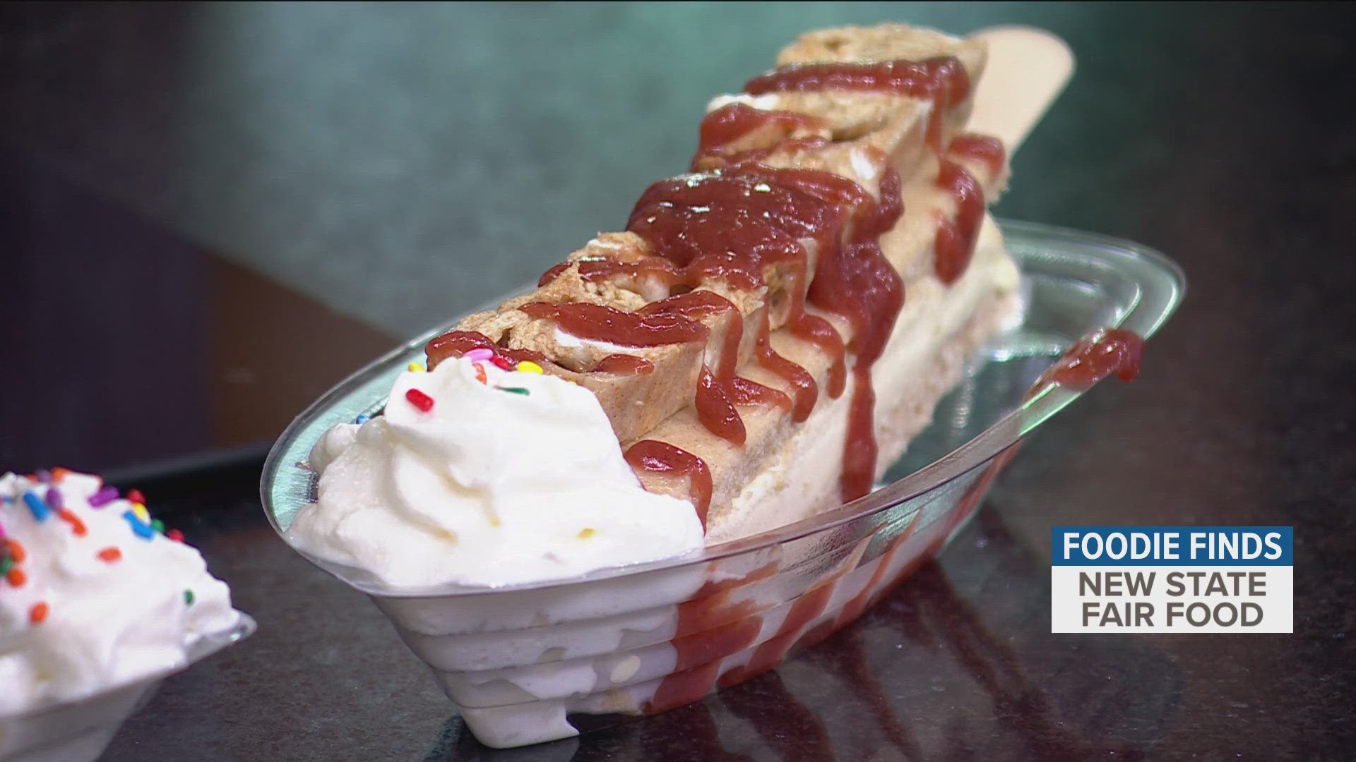 KARE 11 News at Noon got a sweet preview of one of the State Fair's new foods. 