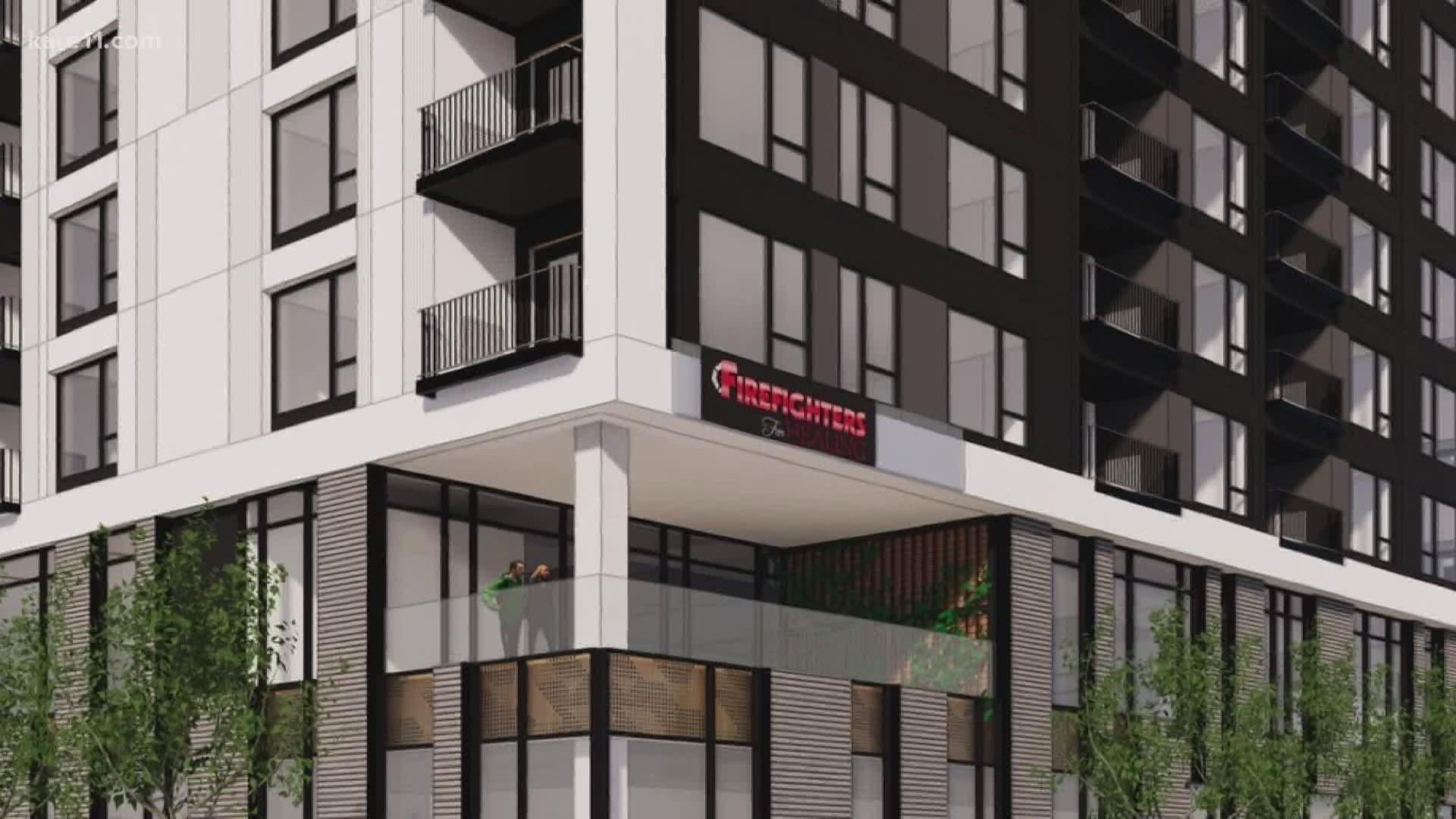 The non-profit is building a Transitional Healing Center in the heart of downtown Minneapolis, just a few block away from HCMC's burn center.