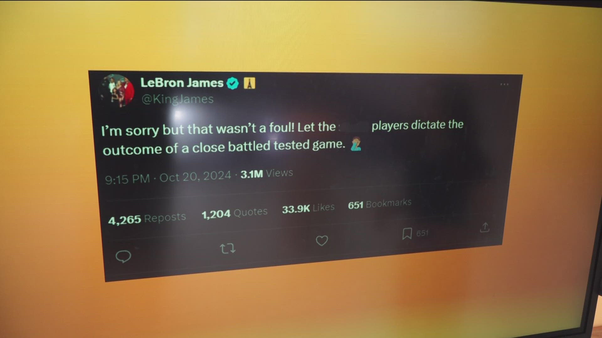 Even legend Lebron James weighed in on X, saying the referee's calls cheated the Lynx.