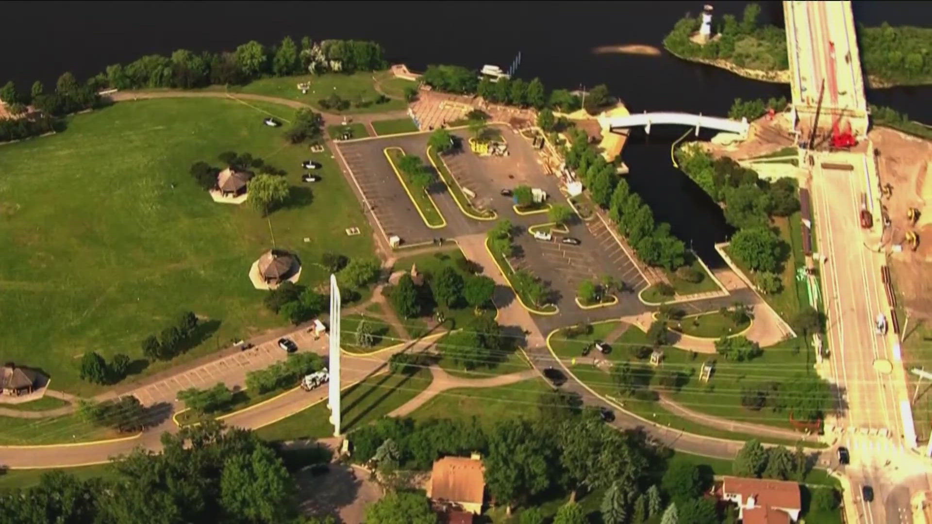 Minneapolis plans increased patrols at Boom Island Park after a shooting killed one and injured five.