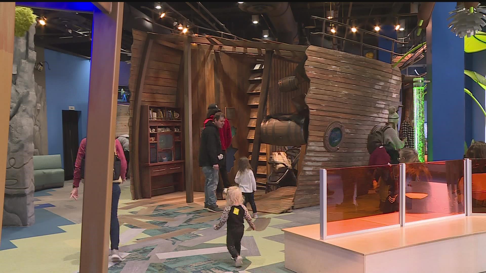 The first new permanent exhibit to open at the Minnesota Children's Museum since 2017 is now taking guests on an underwater adventure.