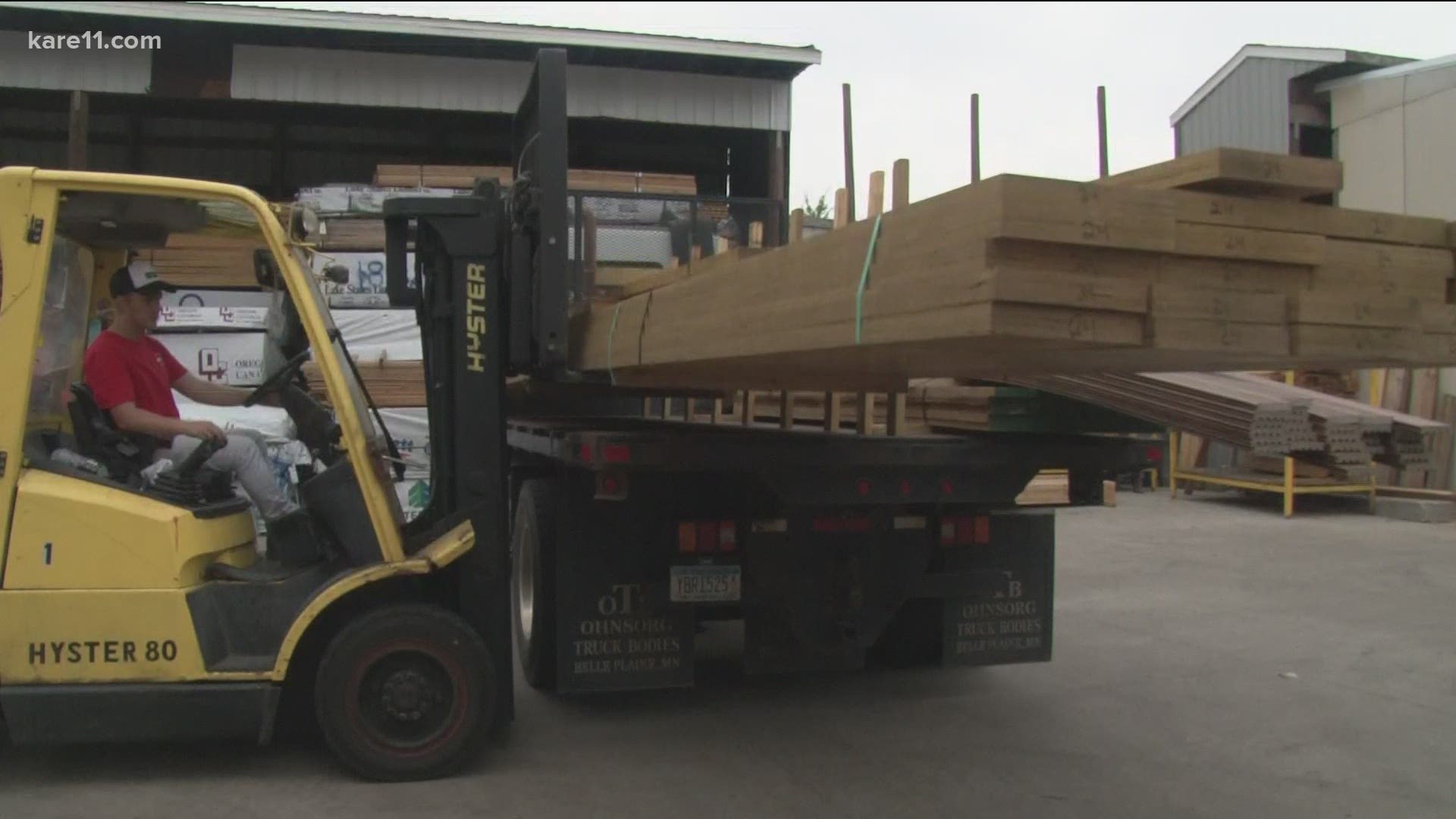 Lumber prices are starting to drop after skyrocketing this past spring
