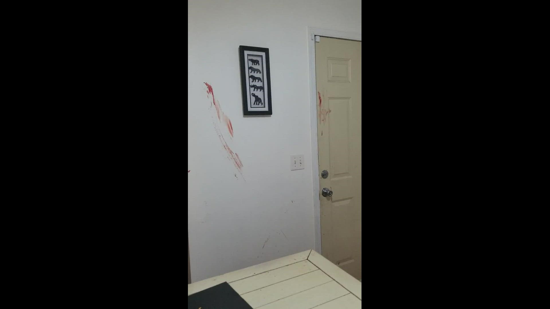 After his north Minneapolis home was broken into, Bryan Plunger took a video of the aftermath.