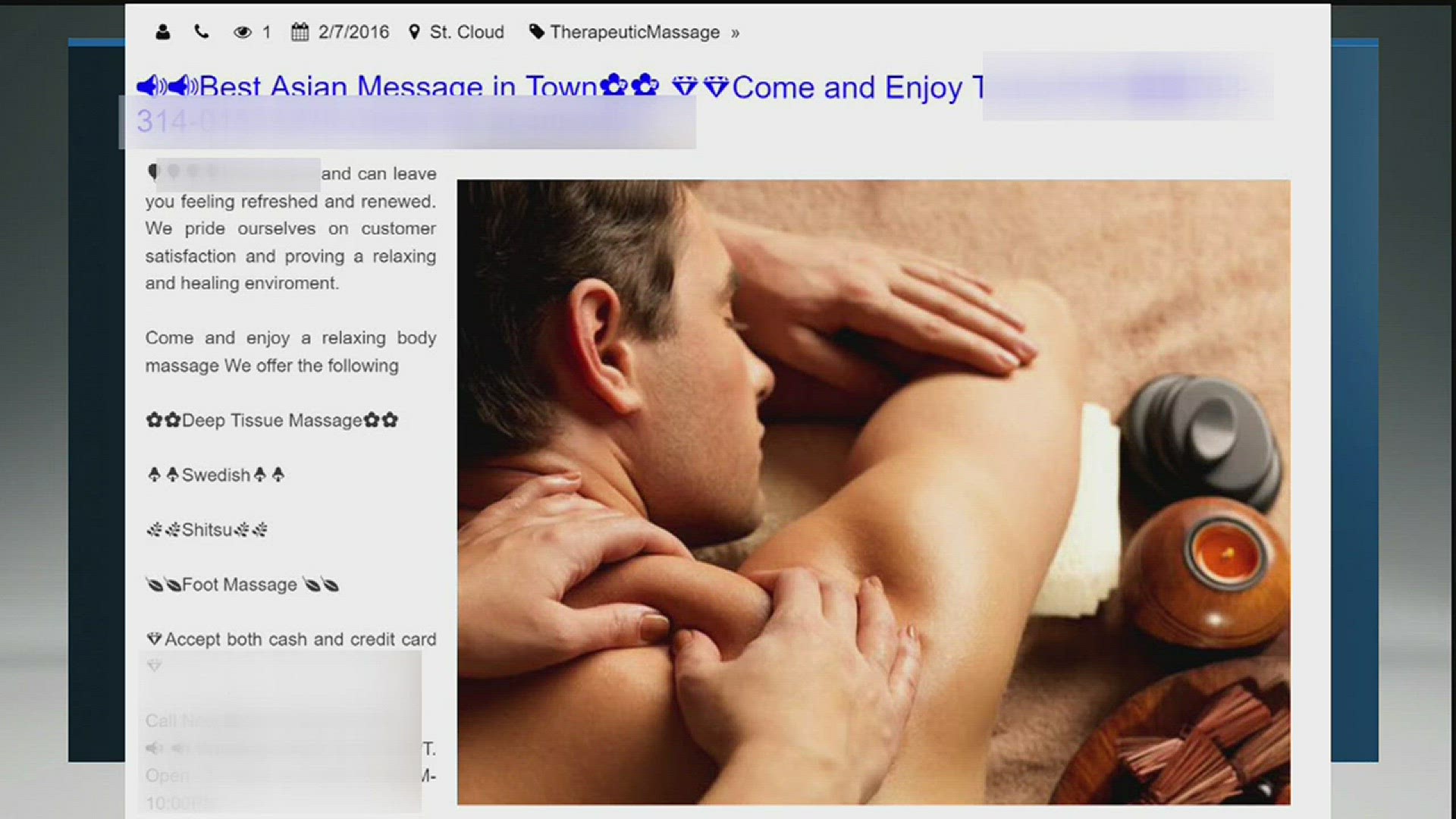 Residents concerned about massage business in Monticello