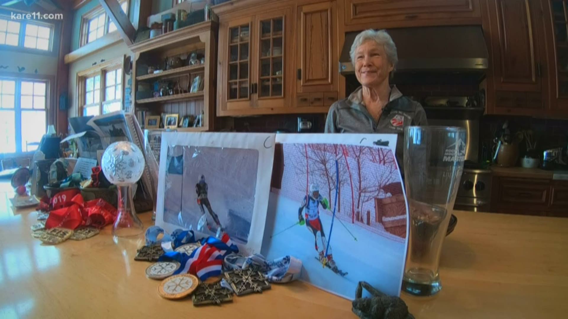 Lilla Gidlow returned from Austria after winning gold and bronze at the Winter World Masters Games.