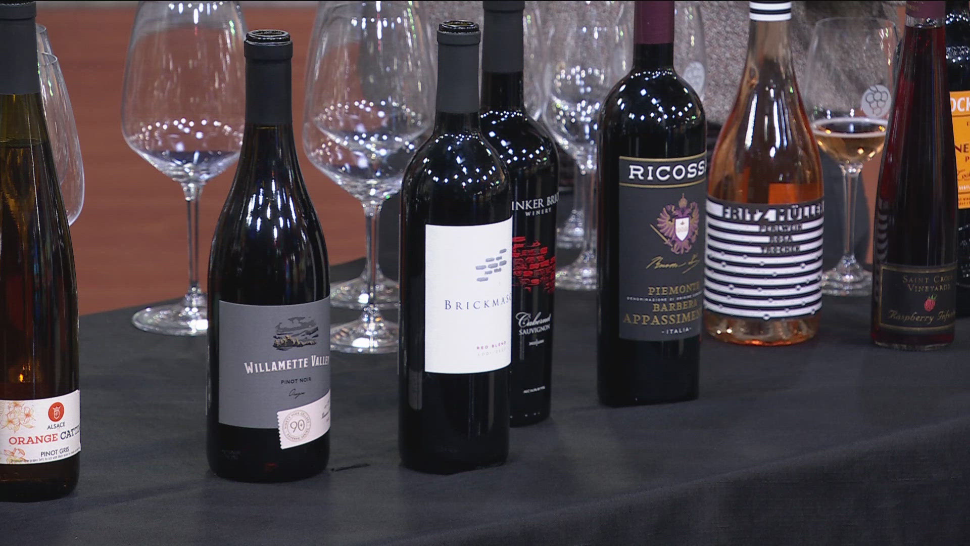 Siri Nymam from locally-owned Top Ten Liquors joined KARE 11 Saturday to offer suggestions for all the courses.