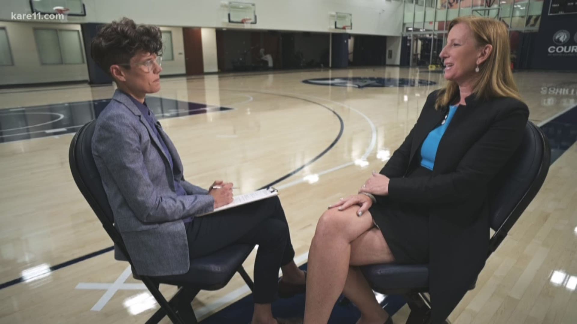 The WNBA has a brand new boss, Cathy Englebert, and her background is impressive. Jana Shortal talked with her in an exclusive interview.