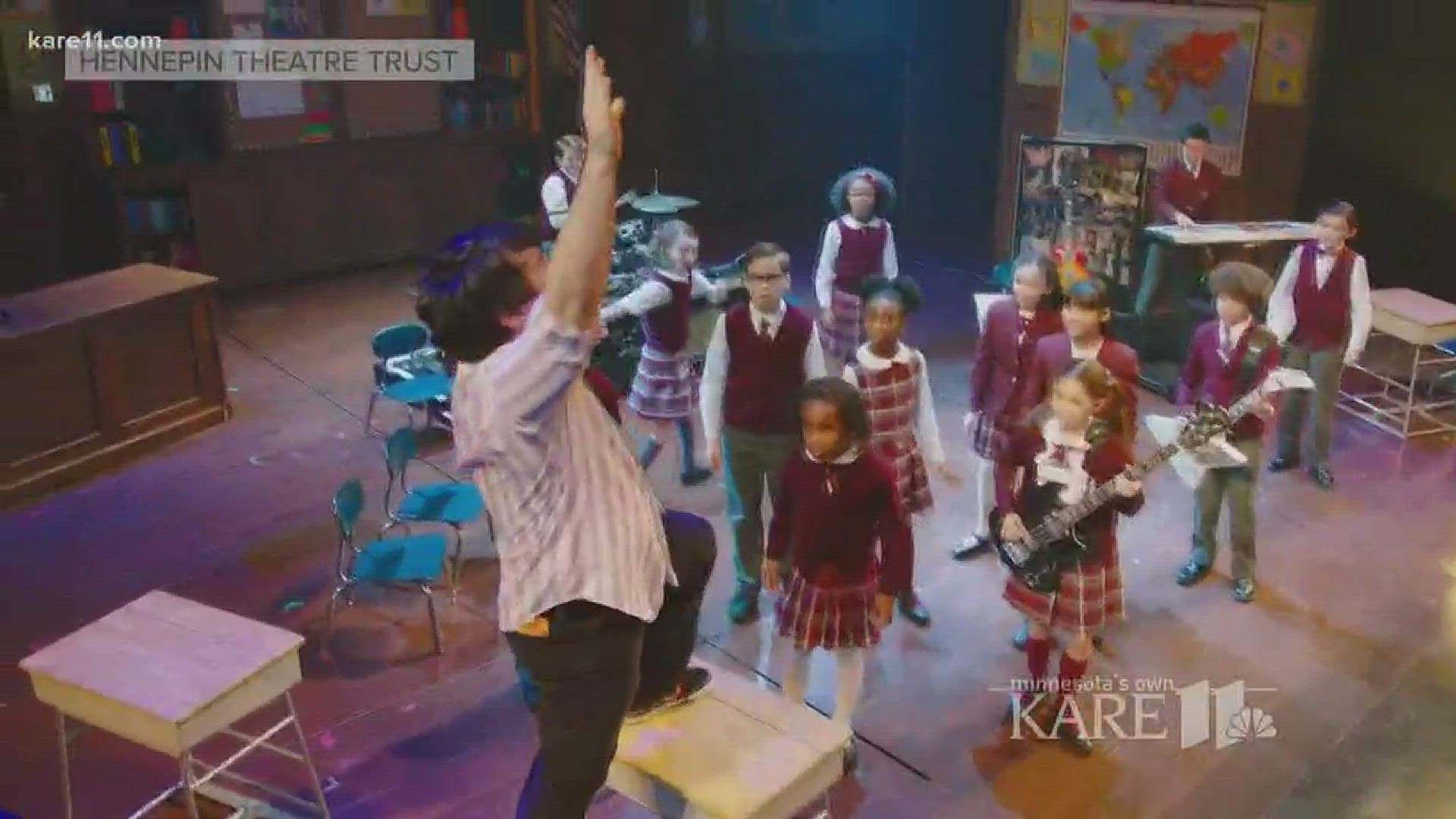'School of Rock - The Musical' rocks the stage at the Orpheum Theatre in Minneapolis from March 6-11. http://kare11.tv/2He4flE