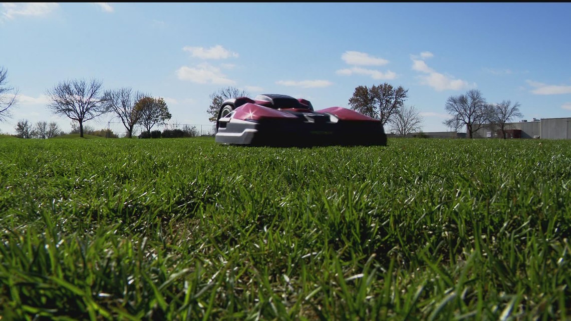 The future of cutting grass? Blaine sports complex gets close look at