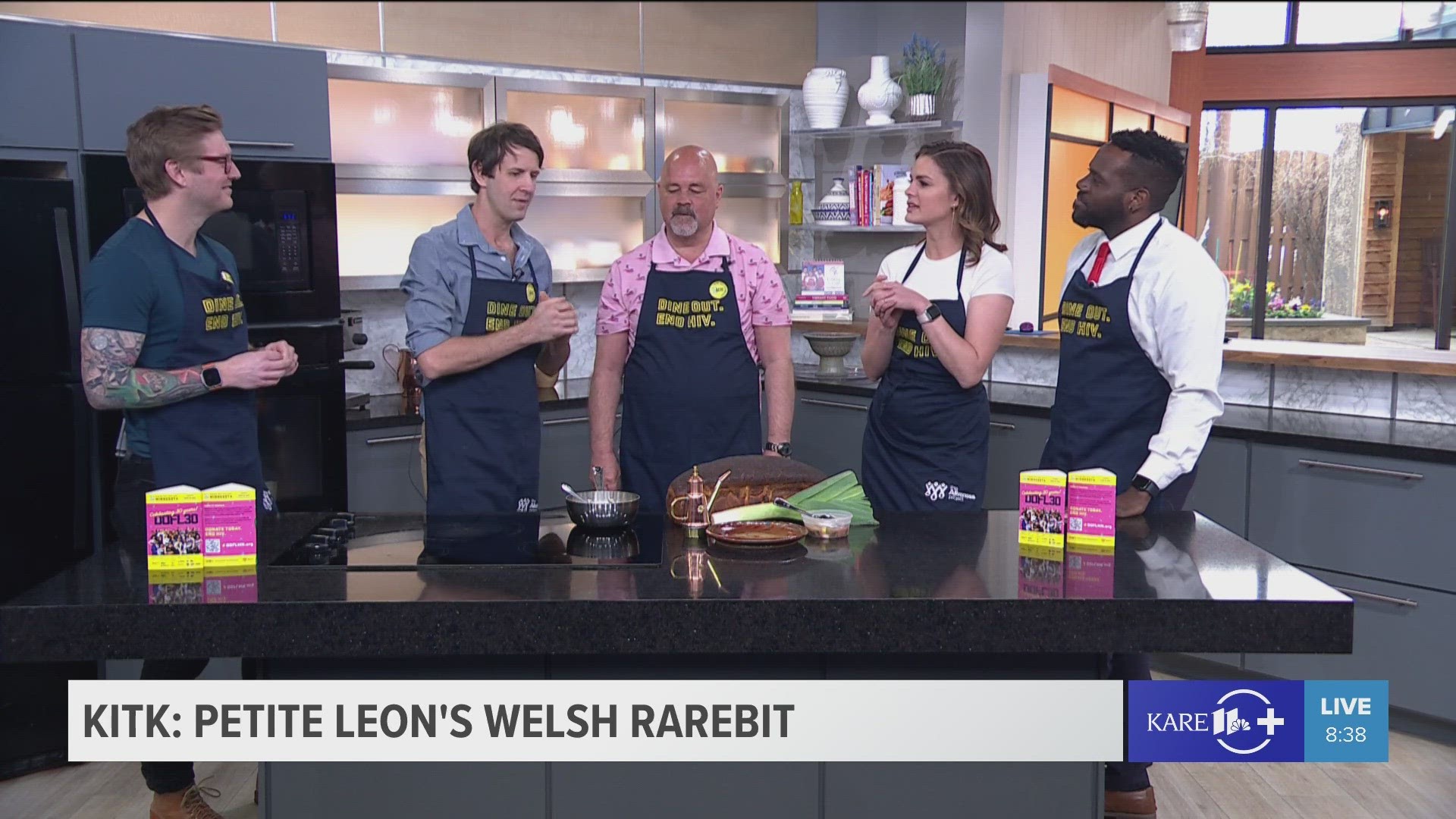 Alicia welcomes Rhett and Ben from Petite León, who are whipping up Welsh Rarebit in advance of Dining Out For Life. The event takes place April 25.