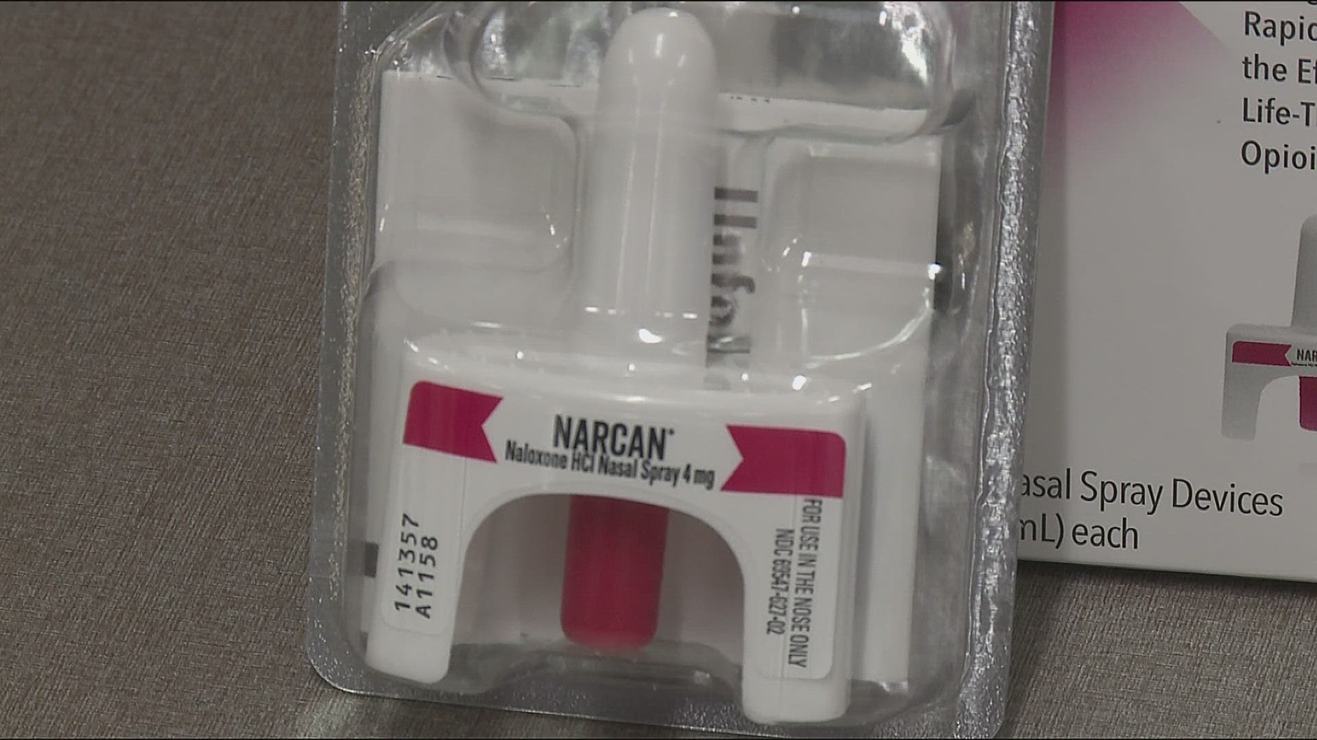 The county is offering free kits by request that contain naloxone, the lifesaving drug used to combat opioid overdoses.