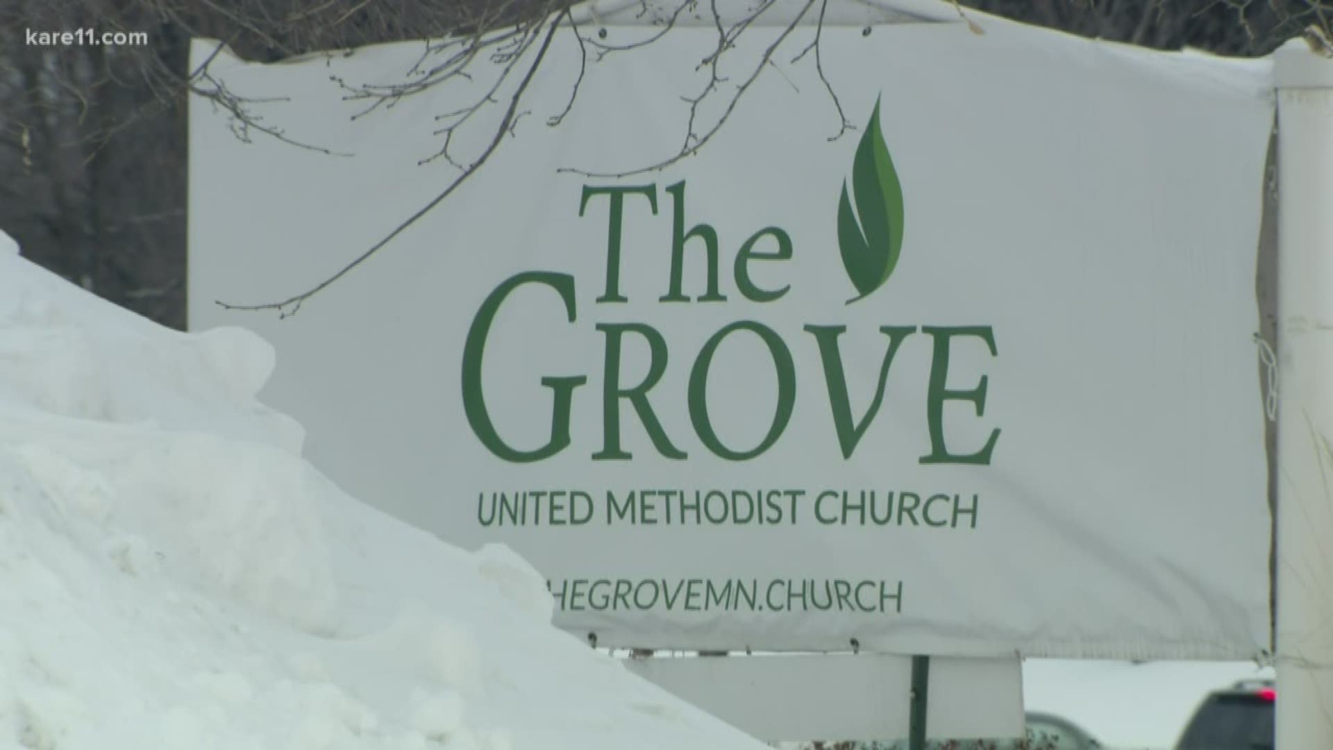 The Grove United Methodist Church says a "relaunch" is necessary to survive — but that allegations of age discrimination are not true.
