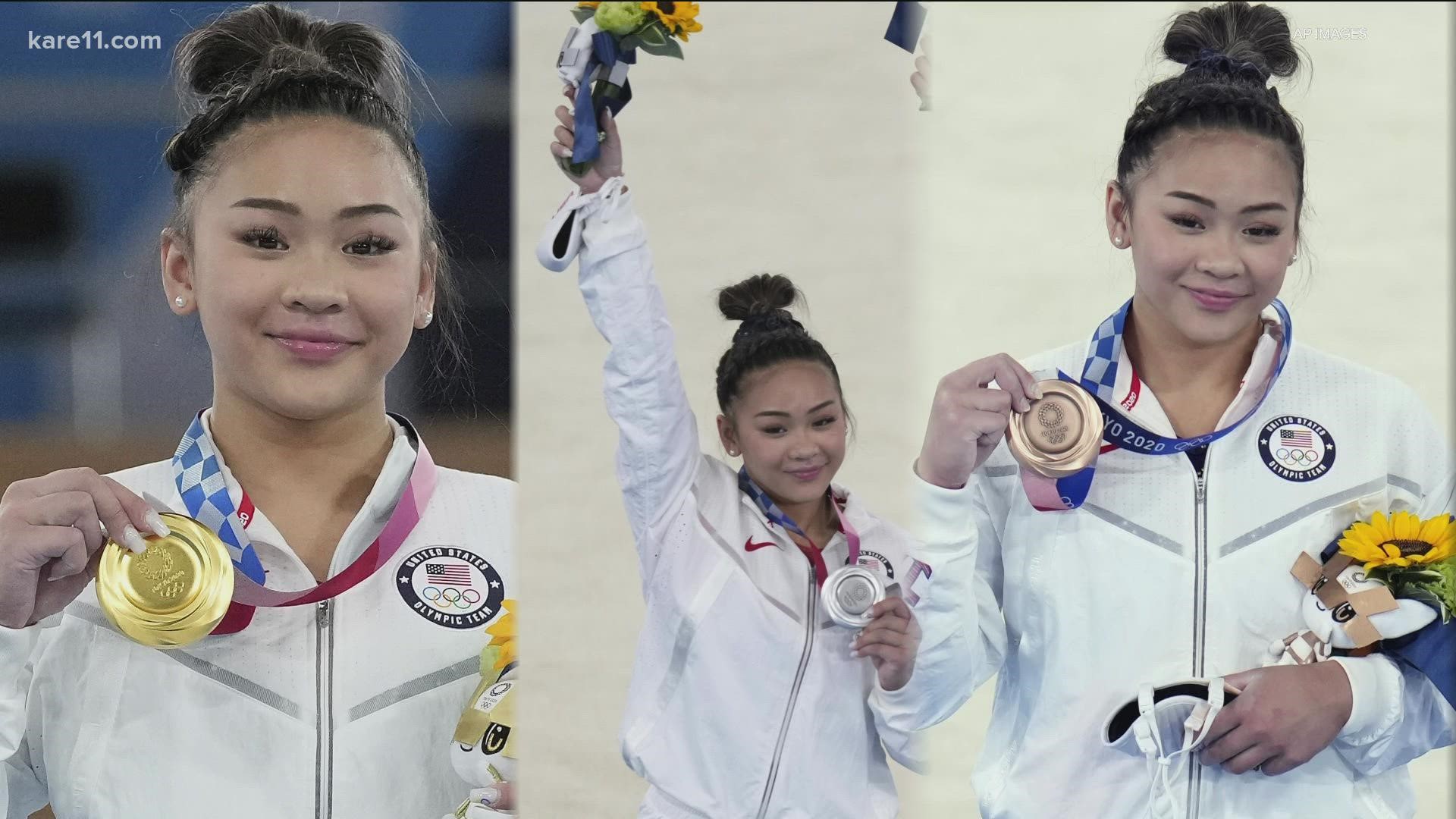 The Minnesota 18-year-old's medal haul now includes gold, silver and bronze.