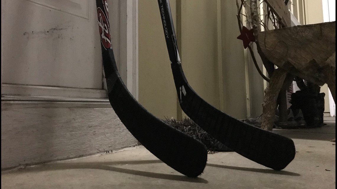 The MN high school hockey game has been postponed after the team's sticks were stolen from the bus