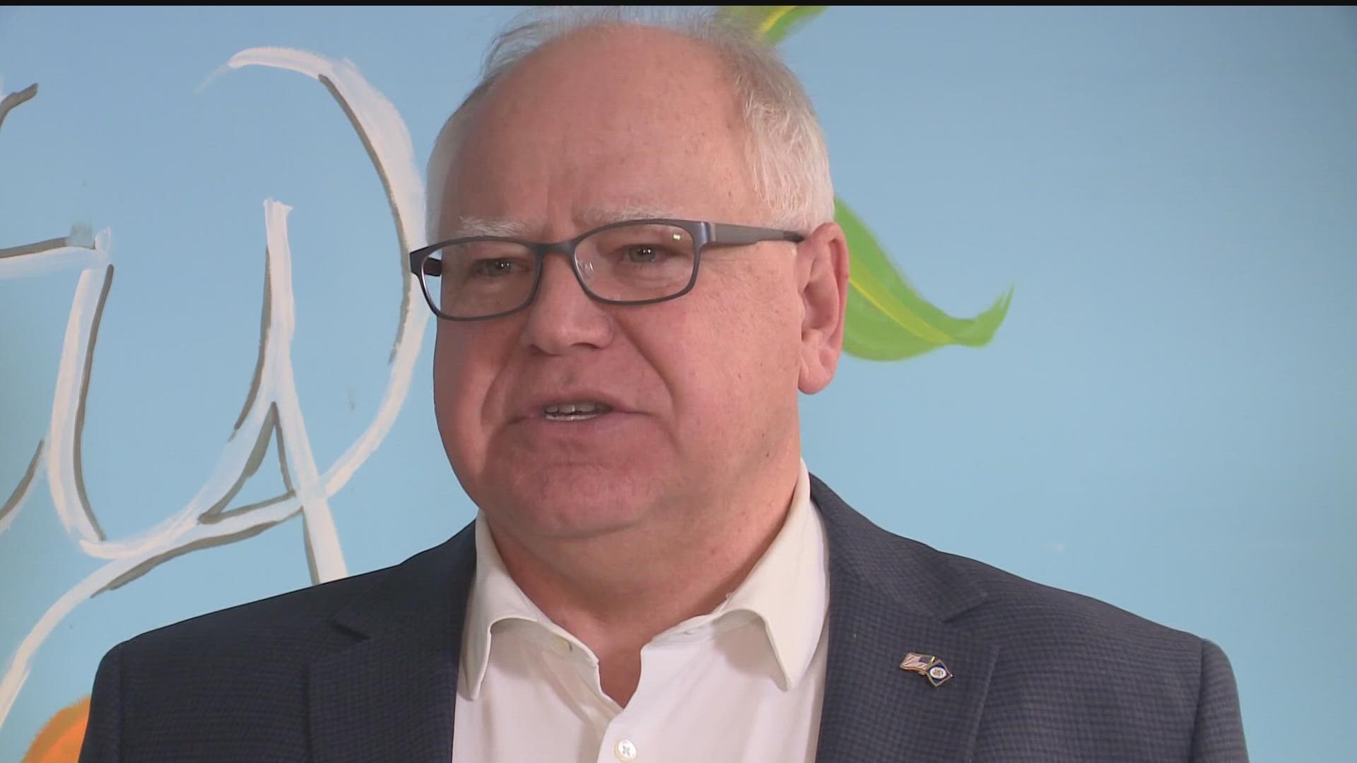 On Tuesday, Gov. Tim Walz advocated for paid family and medical leave, while opponents argued a new policy could make it hard for businesses to stay afloat.