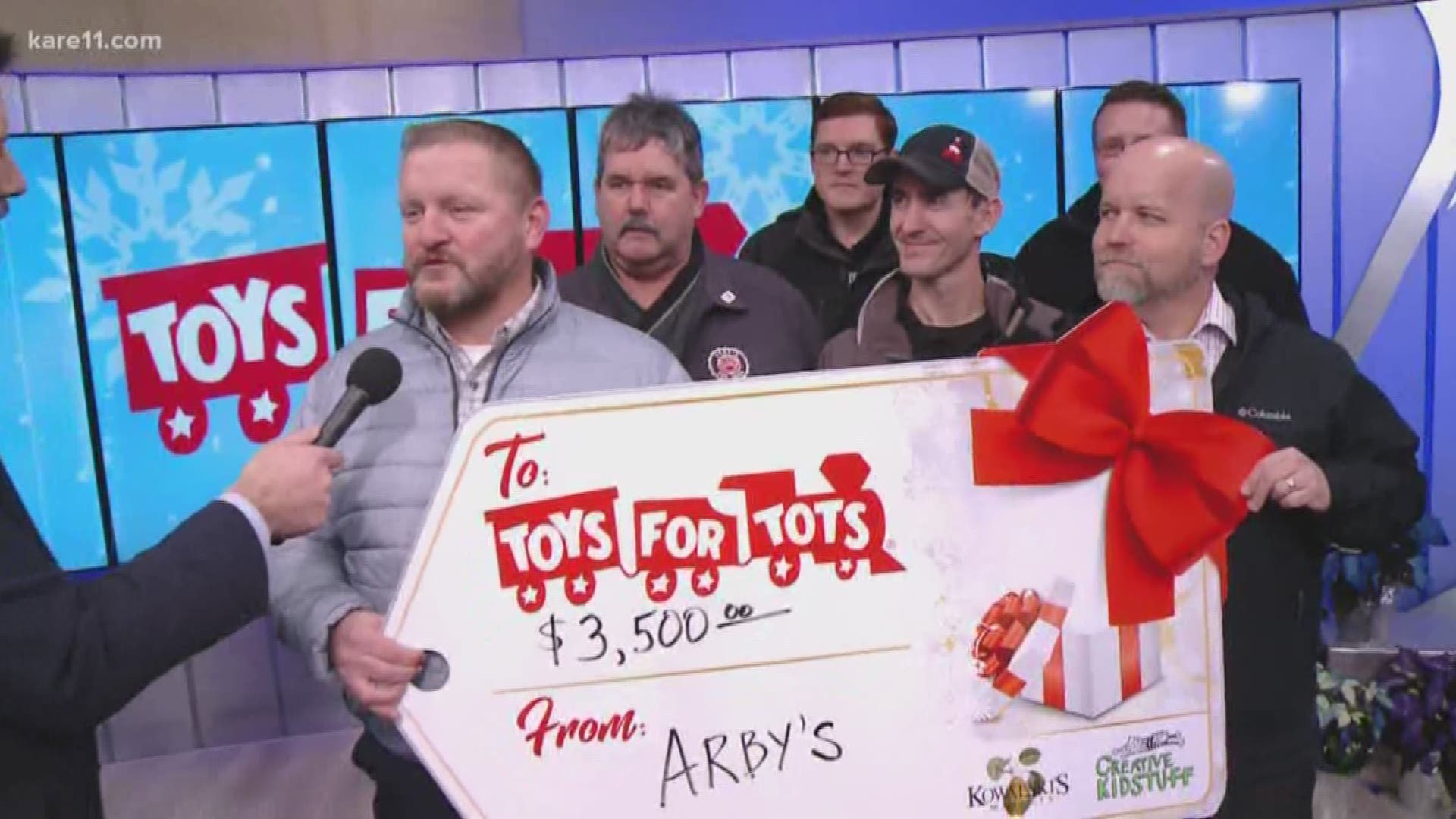 The 10 p.m. segment of Toys for Tots on Wednesday, December 12, 2018.