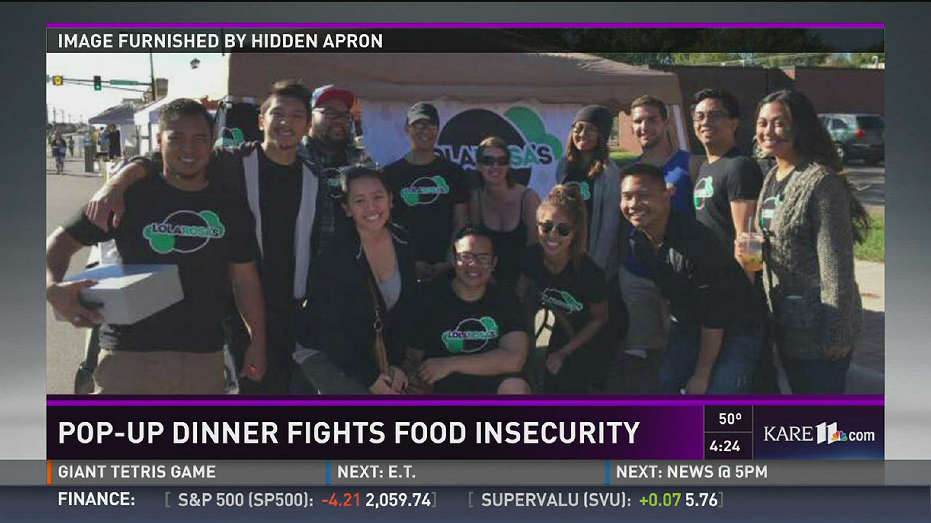 Pop-up dinner fights food insecurity