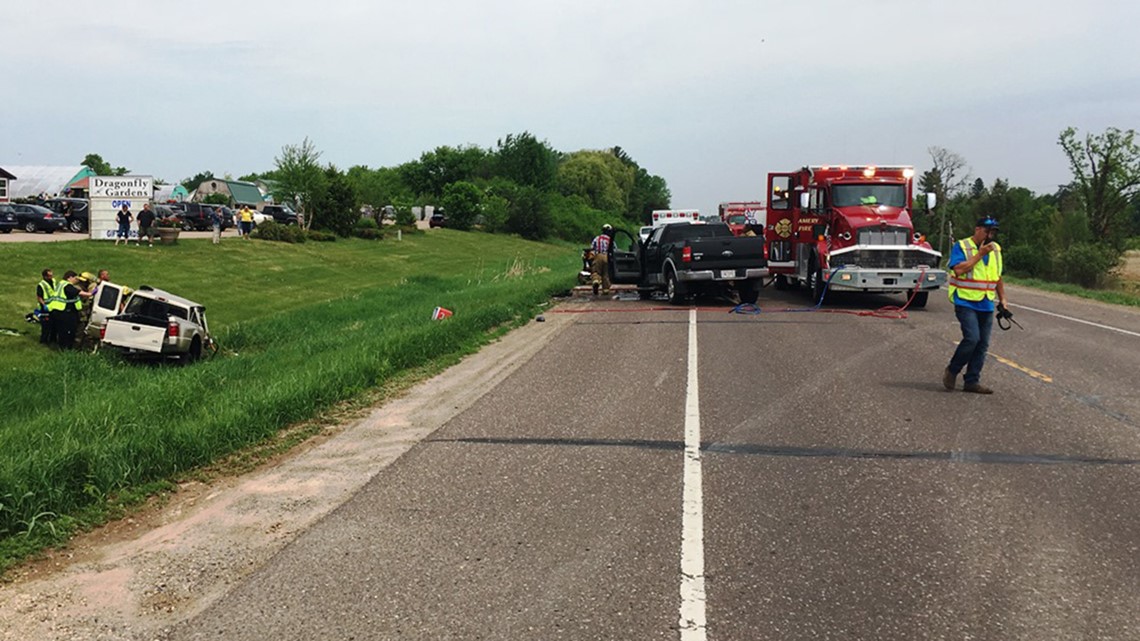 1 dead in Polk Co. crash near Amery, Wis.