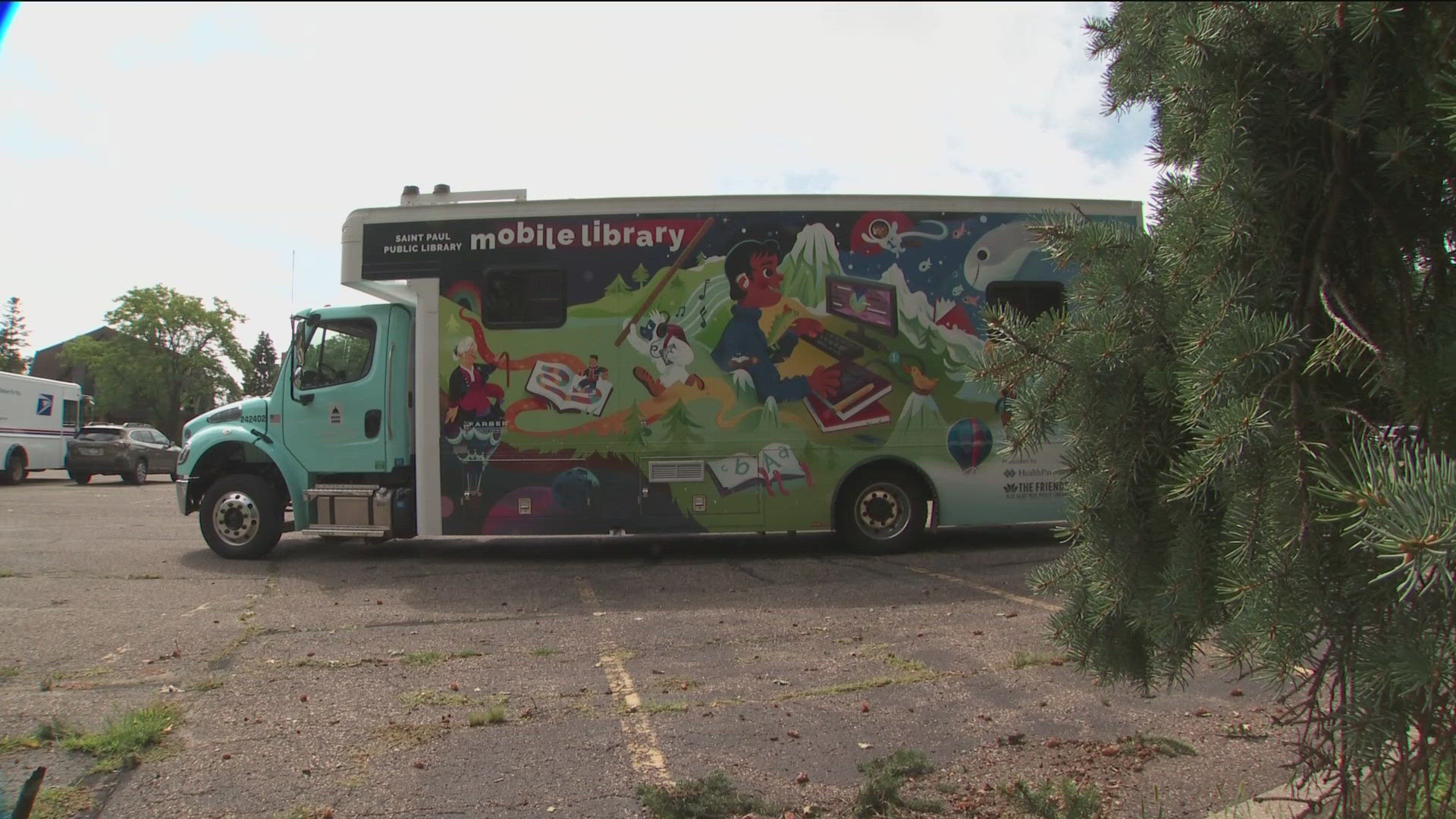 From its colorful exterior to the multilingual books on board, the Mobile Library better reflects St. Paul's diversity.