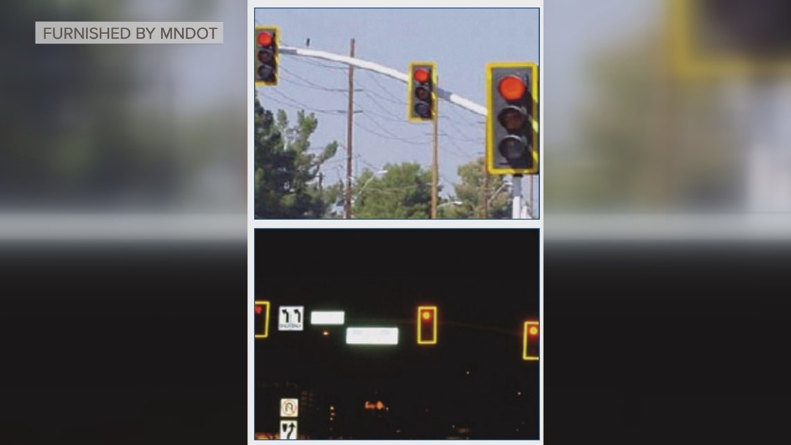 MnDOT plans to install reflective tape on traffic lights and stop signs