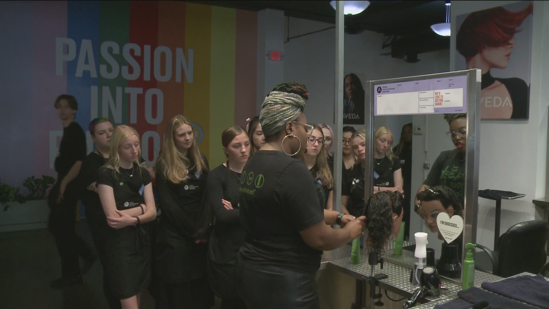 A cosmetology educator at Aveda Arts & Sciences Institute helped push for the change.