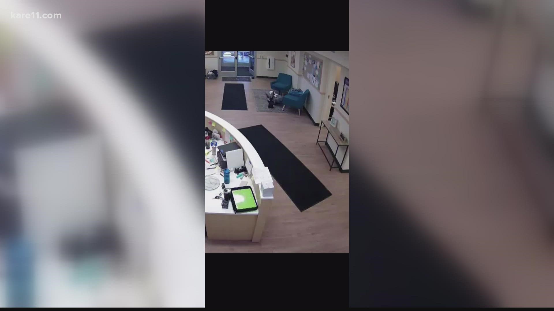 An woman nearly had her car stolen when she was at a child care center in Edina on Wednesday.