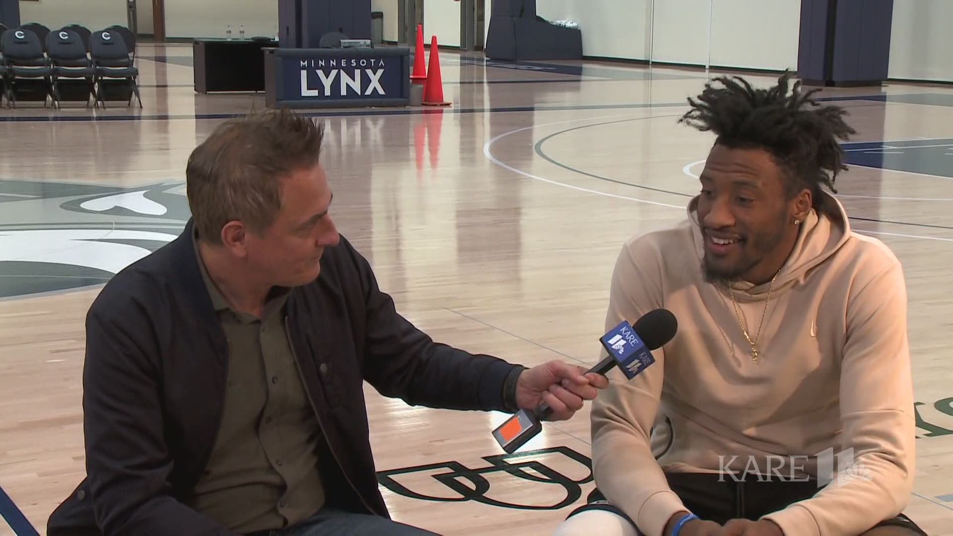 KARE 11 Sports Director Eric Perkins sat down with Minnesota Timberwolves forward Robert Covington who was acquired in the trade deal to send Jimmy Butler to Philadelphia.