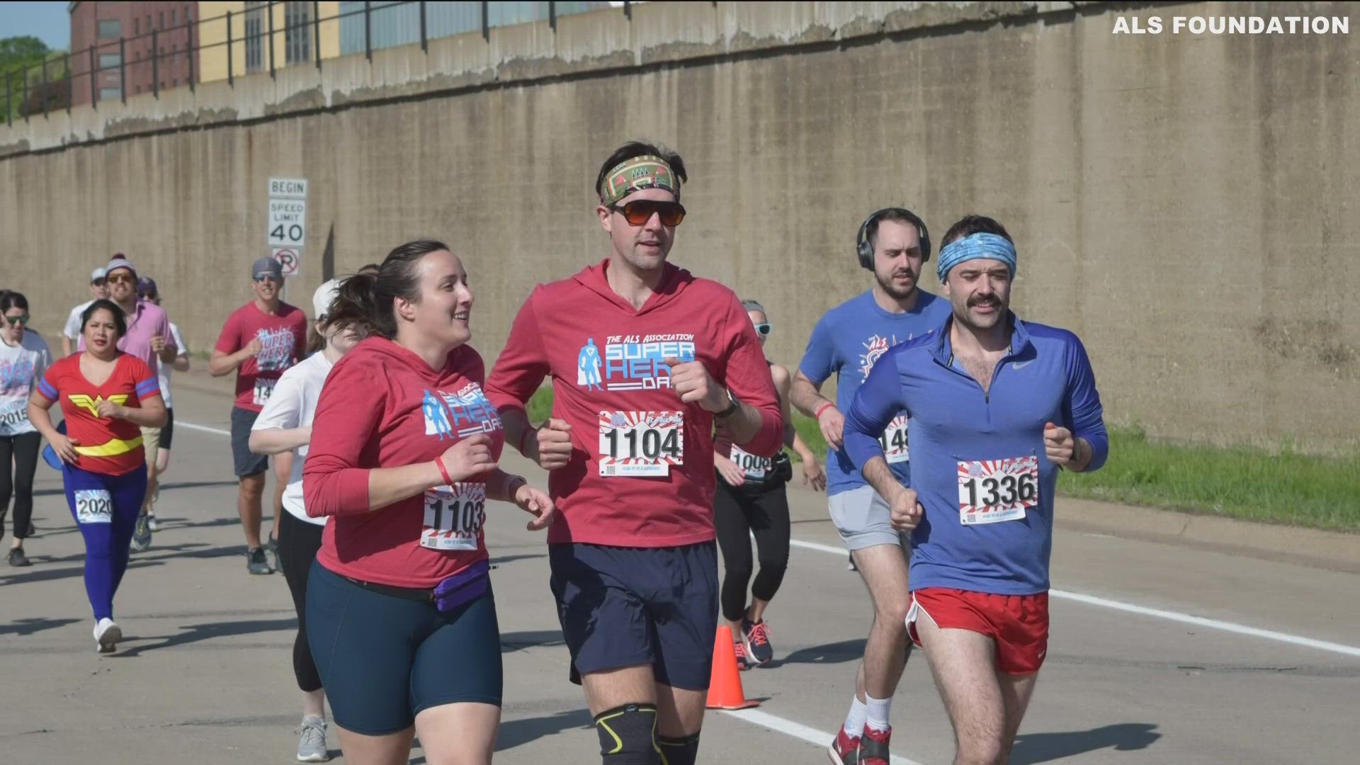 It's a fun run where participants can dress up as superheroes while supporting a great cause.