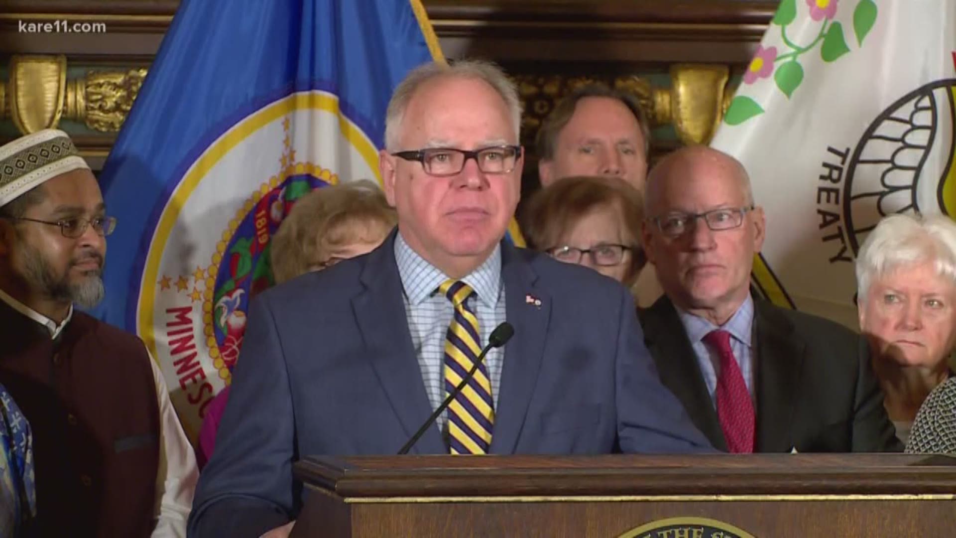 Gov. Tim Walz pledges that state government won't leave any Minnesotan behind as it works to fill gaps left by the partial federal government shutdown. https://kare11.tv/2QVdk7u