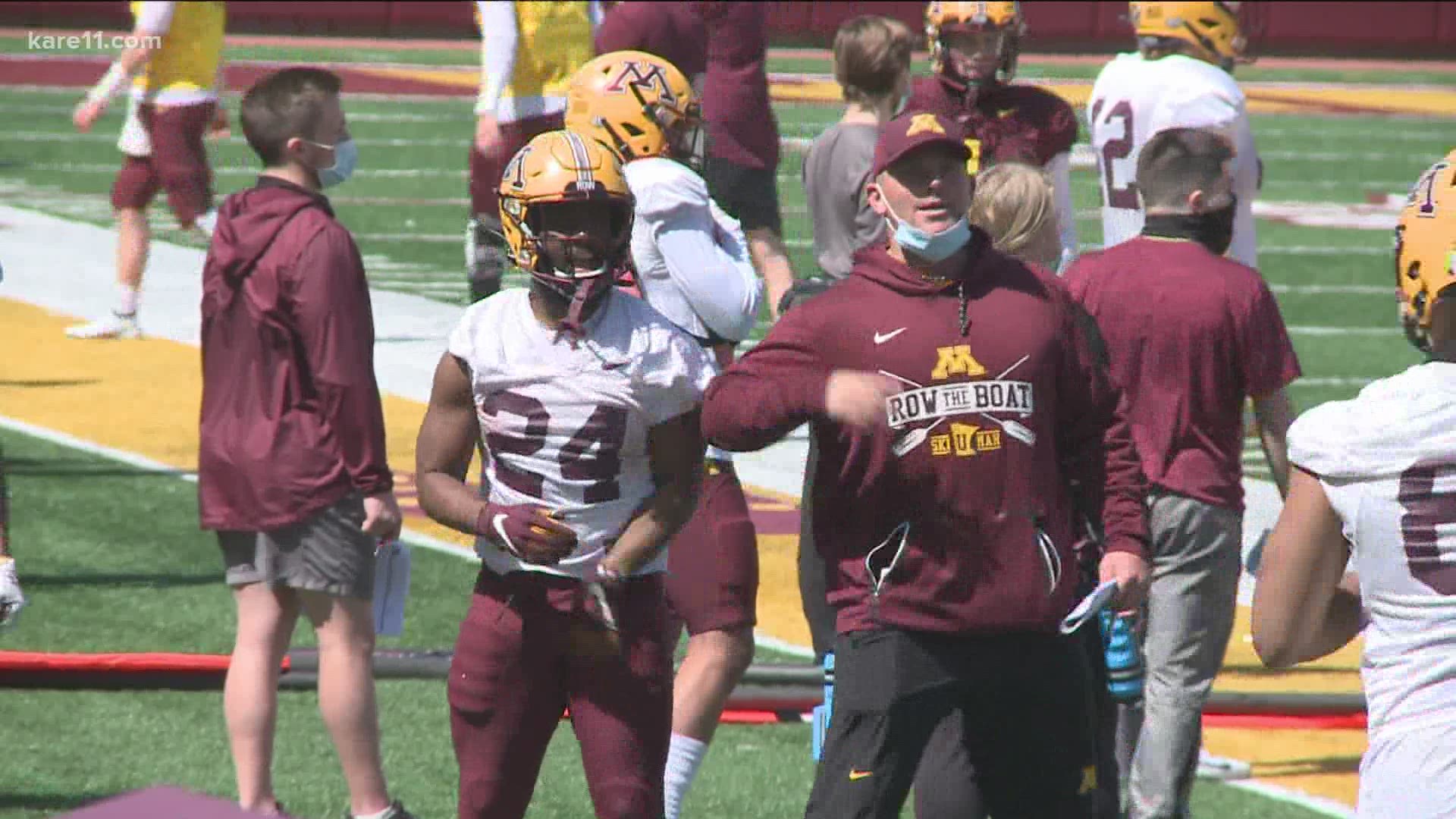 Spring football is a unique challenge for the U of M coaching staff, getting top players reps while ensuring they don't suffer injuries that can last through fall.