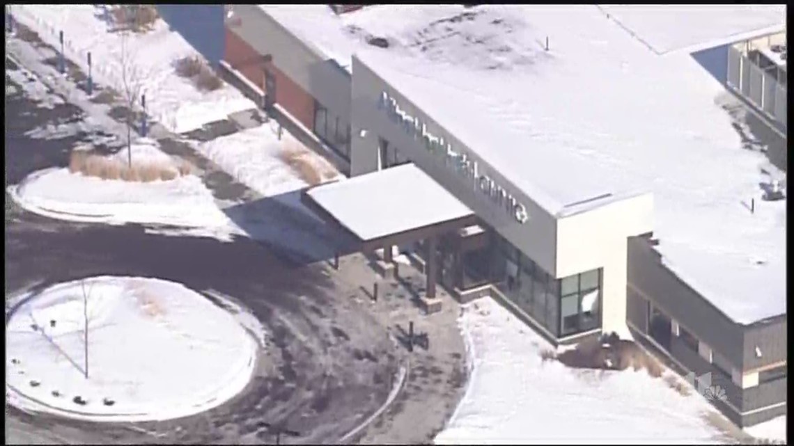 RAW Aerial footage of response to Allina Clinic shooting