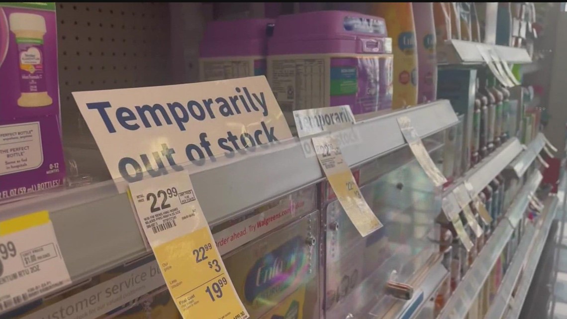 Parents continue to struggle with baby formula shortages