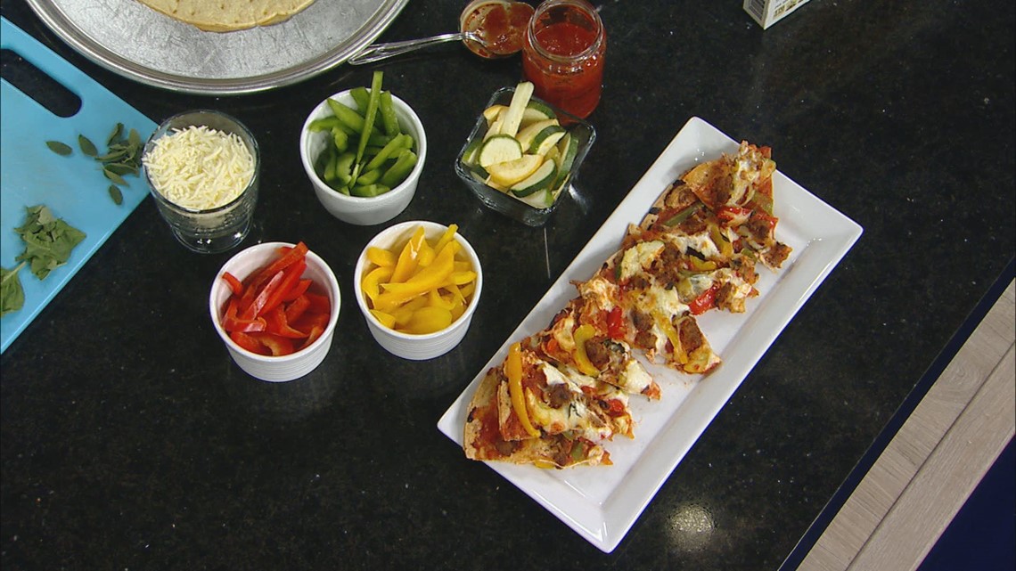 Cauliflower crust pizza from HyVee