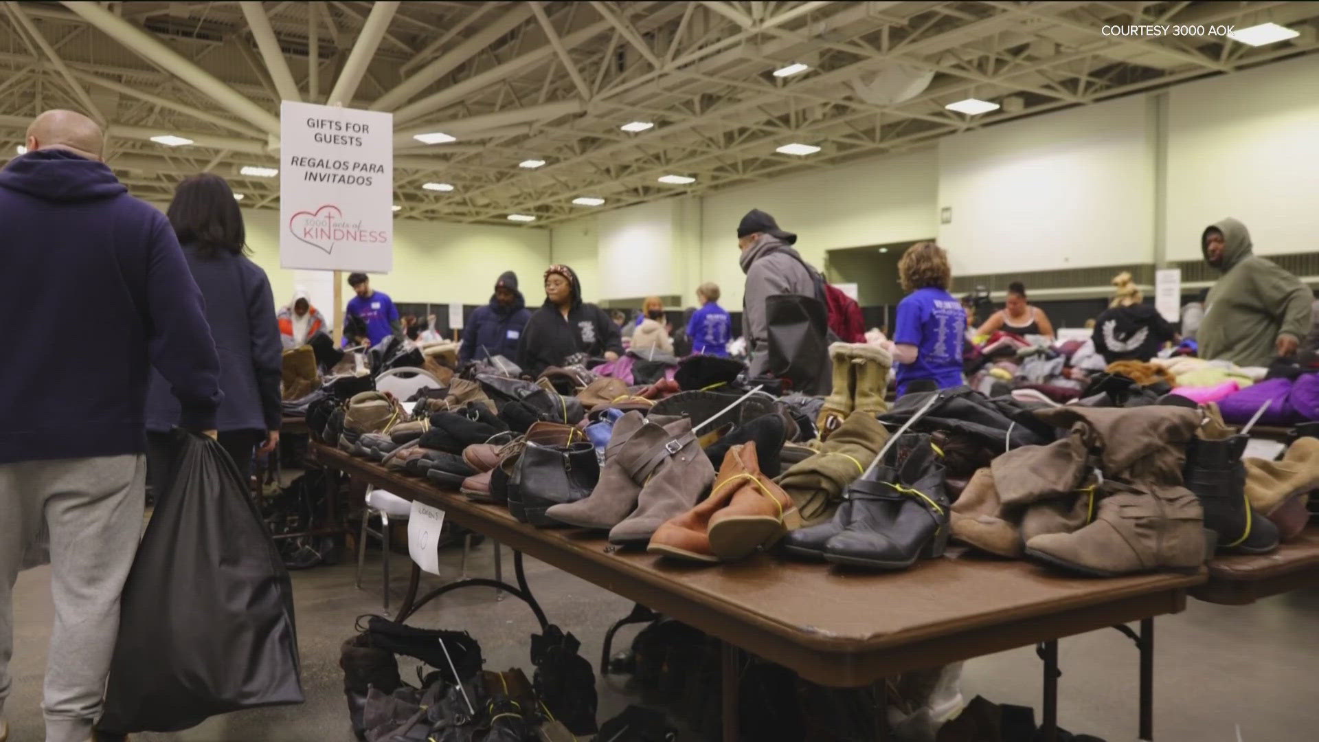 The donations will go toward 3000 Acts of Kindness, an event that aims to equip people experiencing homelessness with necessary items and housing resources.  