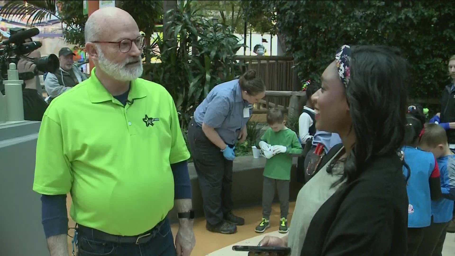 For decades, kids have been releasing lady bugs in the Mall of America to help take care of plants.