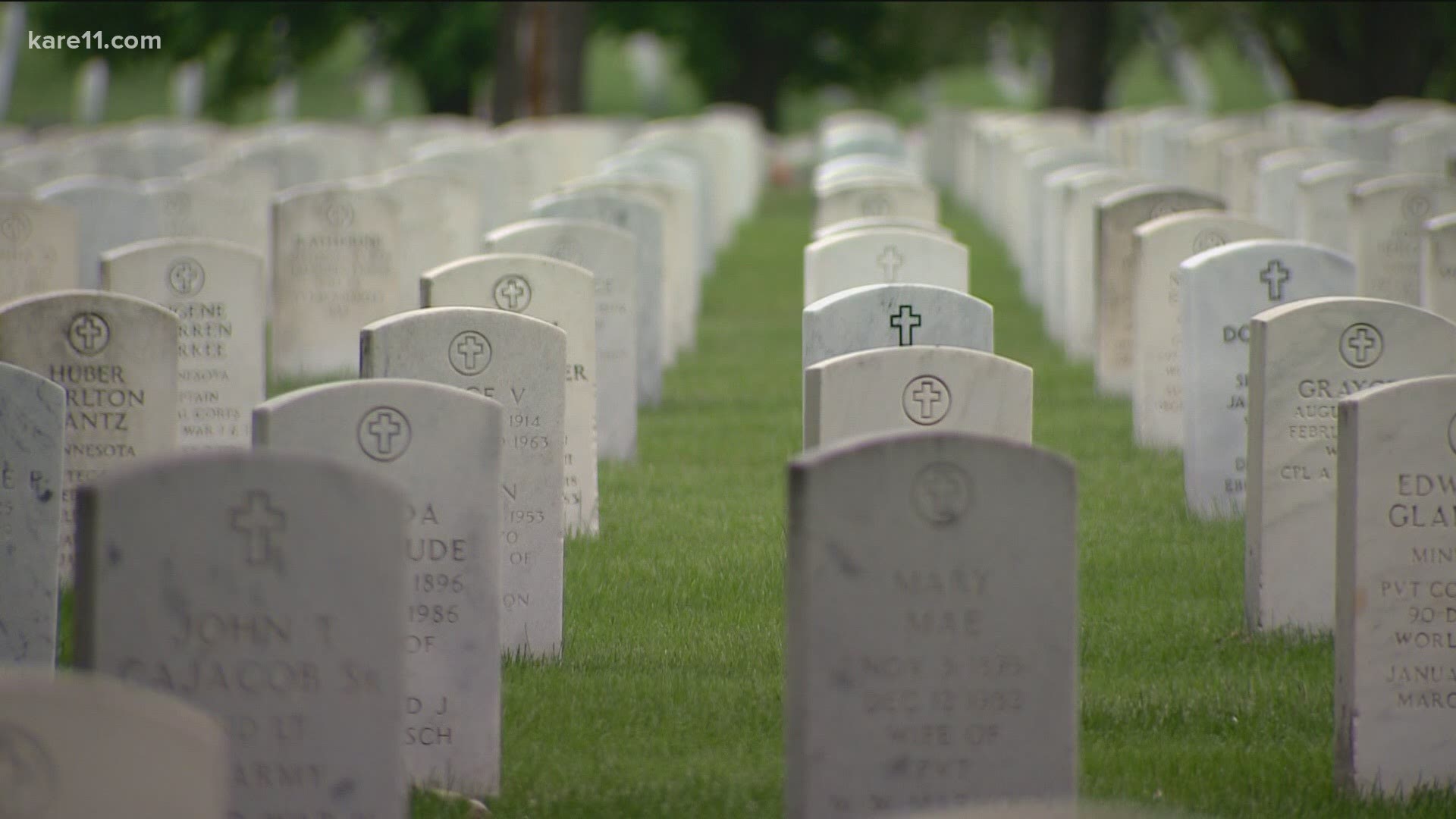 Fort Snelling Hosts Flags Ceremony For Memorial Day Kare11 Com