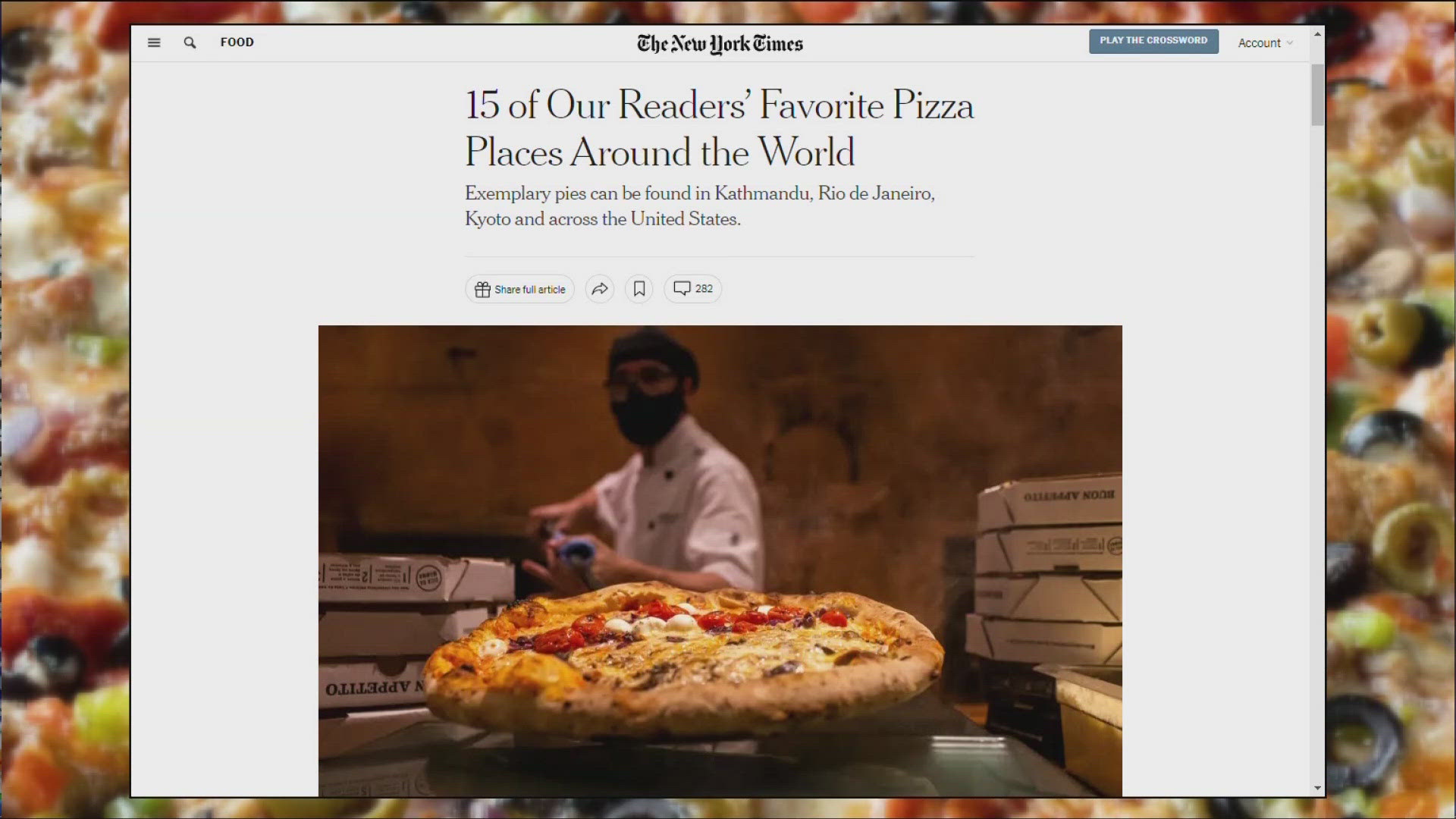 A story published by the newspaper last week named Zorbaz in Detroit Lakes as a reader-favorite, landing among 14 other pie shops from nearly every continent.