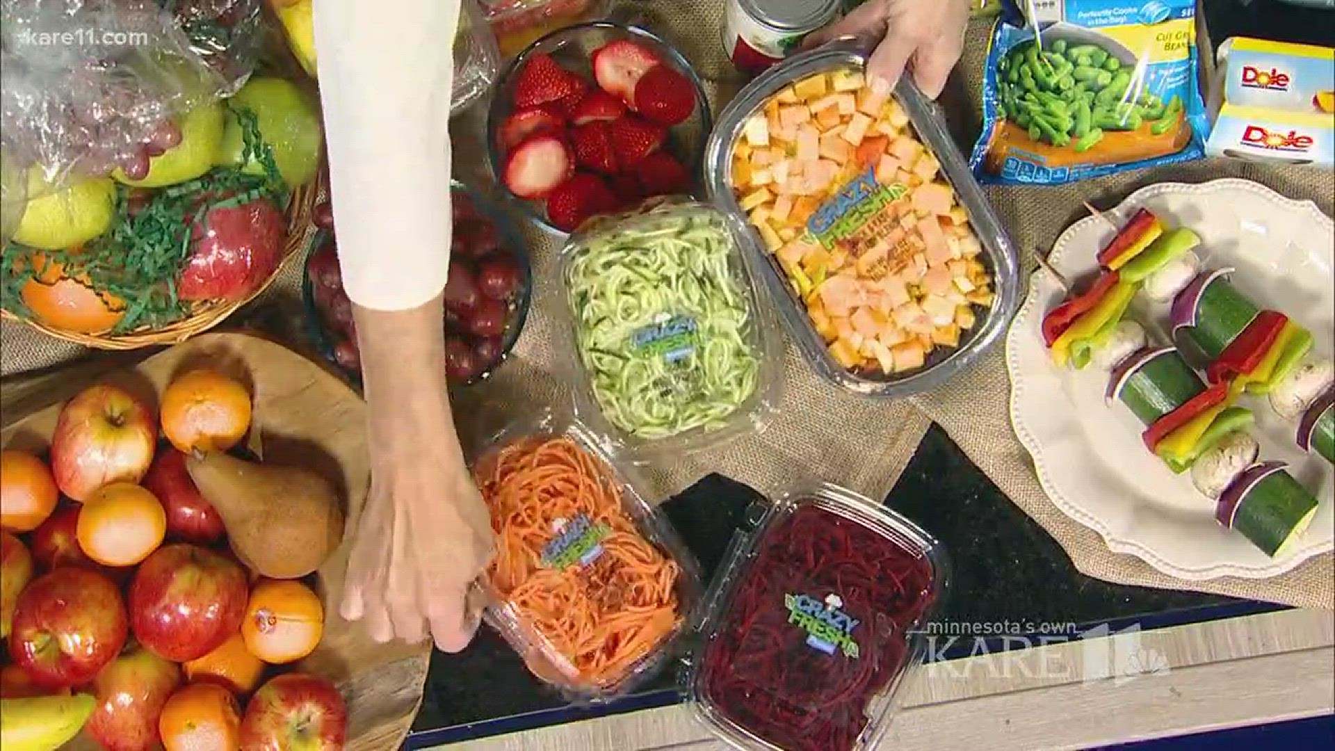 Emily Parent from Coborn's shows KARE how to get more vegetables and fruit into your diet.