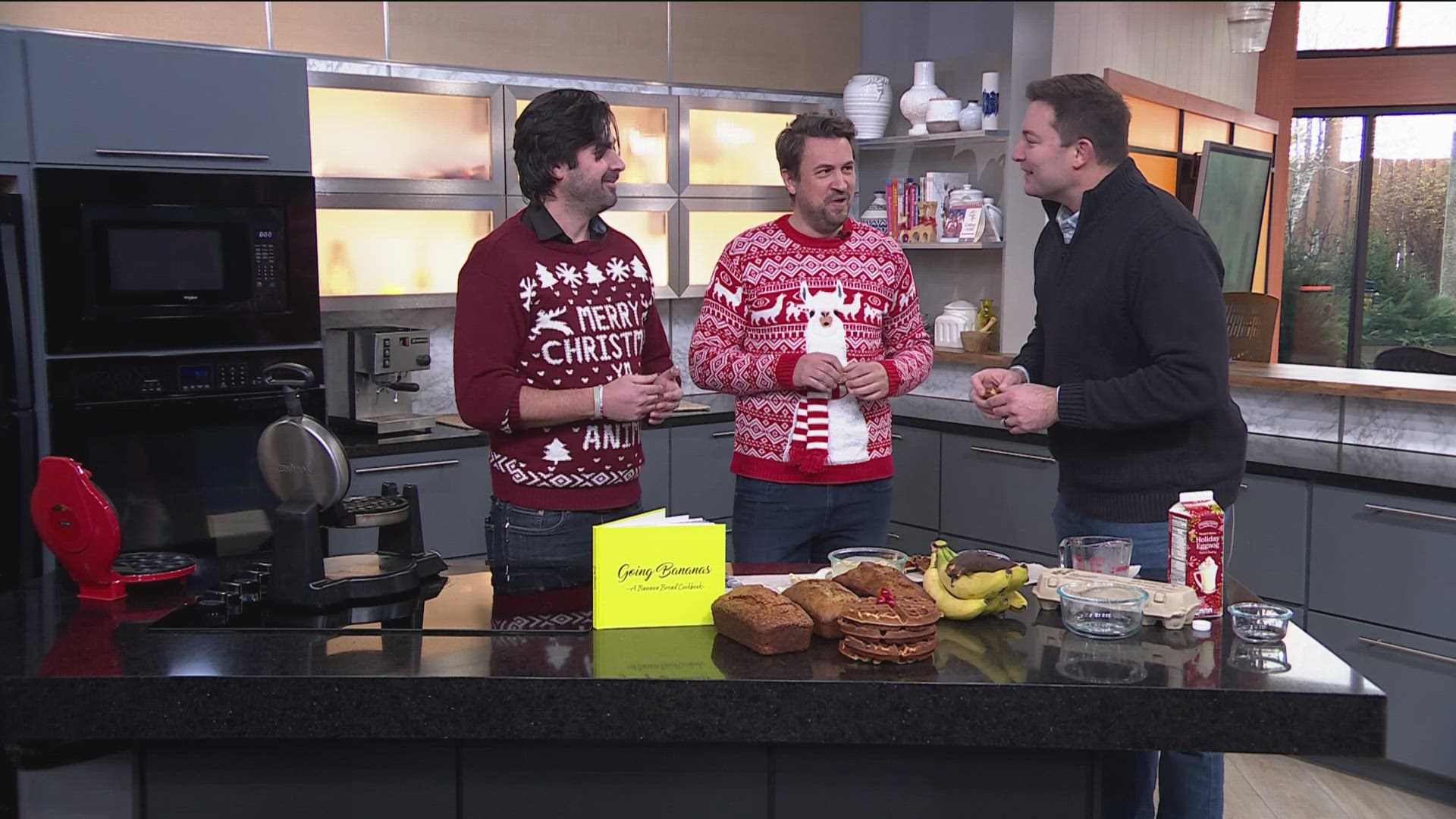 Zeke Hanson and Nate Maas joined KARE 11 Saturday to discuss Going Bananas and share a recipe.