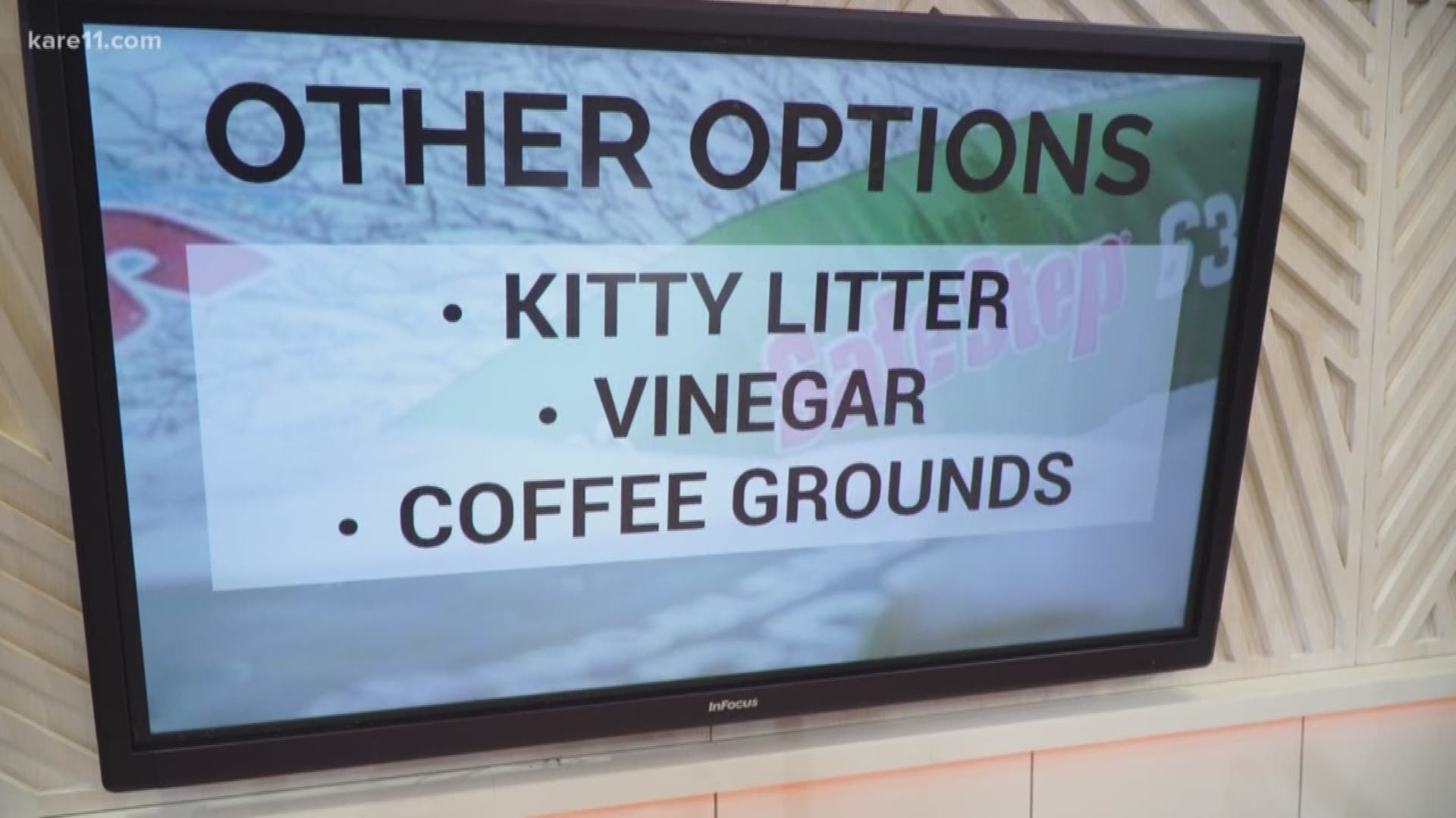 With stores across the metro short on ice melt and sidewalk salt, here are some other products you can use to avoid slipping outside your home. https://kare11.tv/2RNTRpL